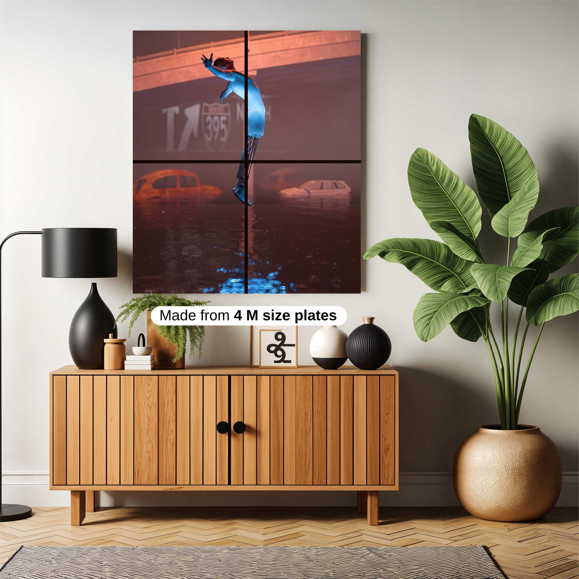 Neon Solitude Safe Wall Magnetic / M