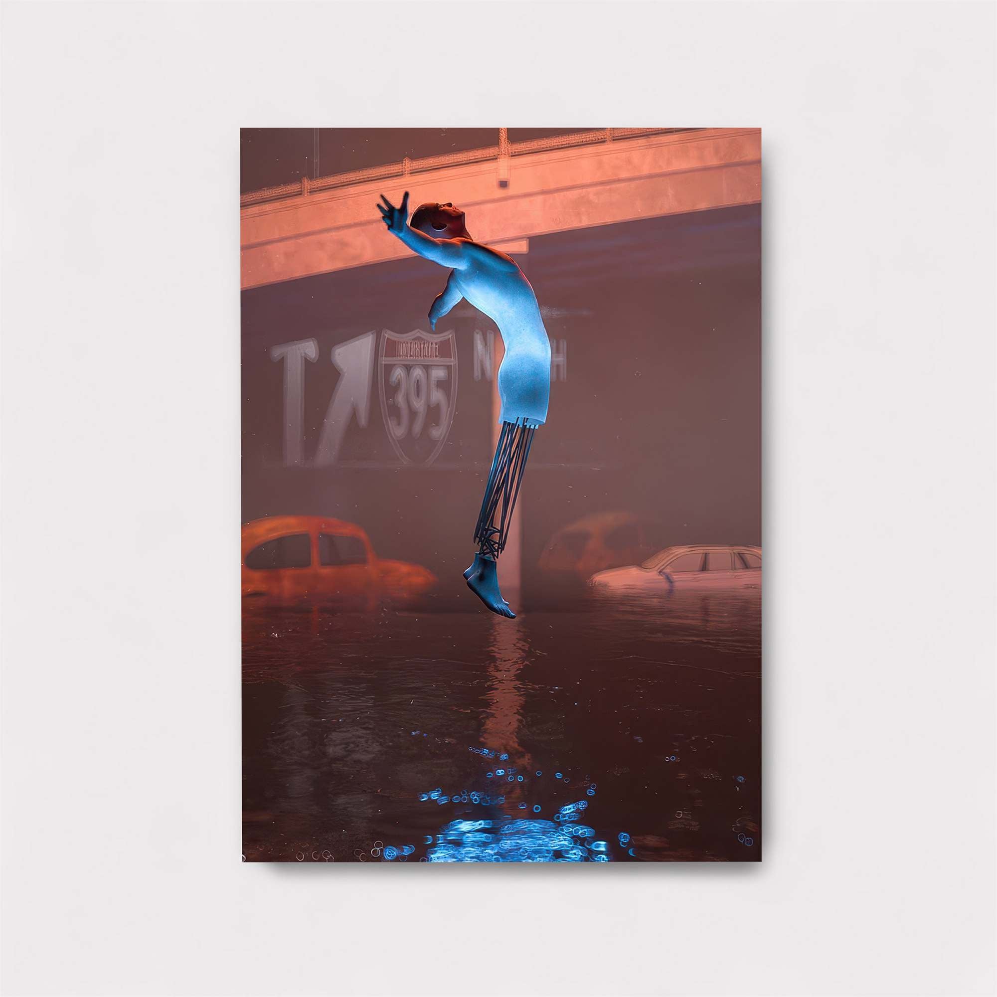 Neon Solitude Safe Wall Magnetic / M