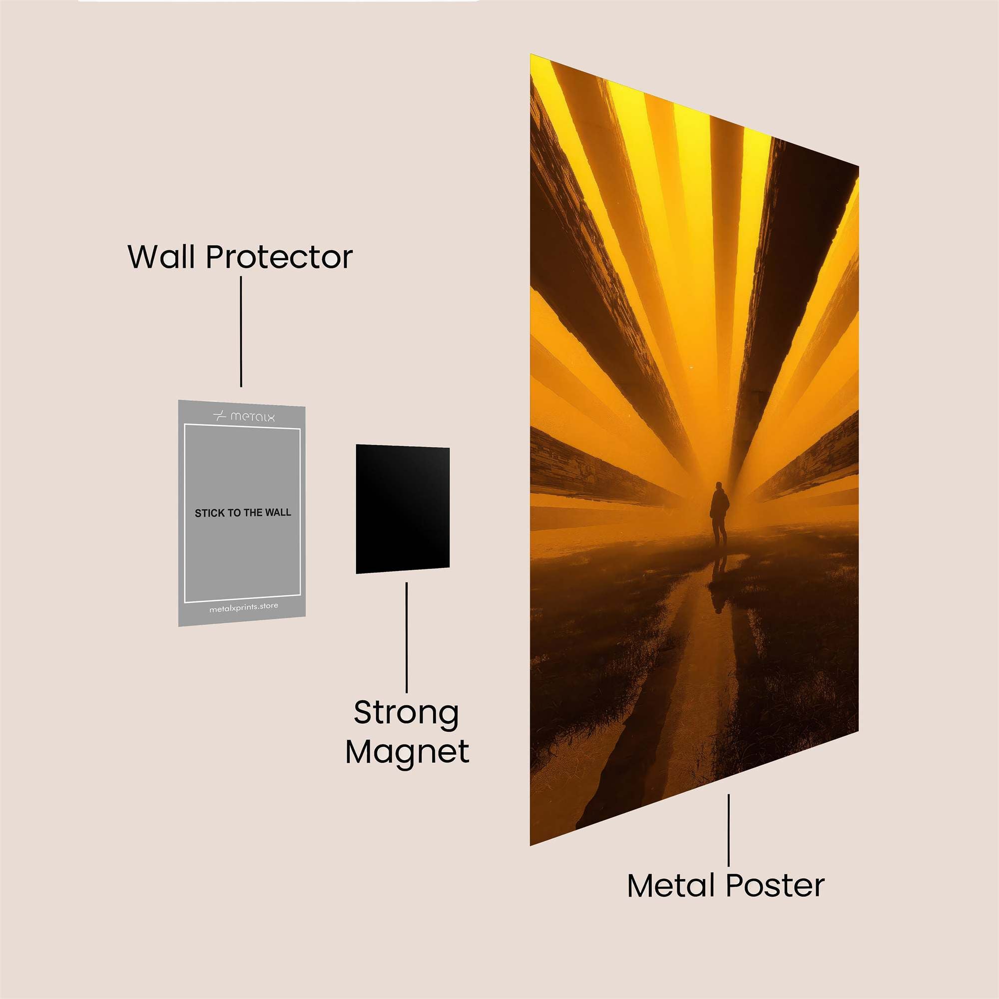 Journey Radiant Safe Wall Magnetic / M