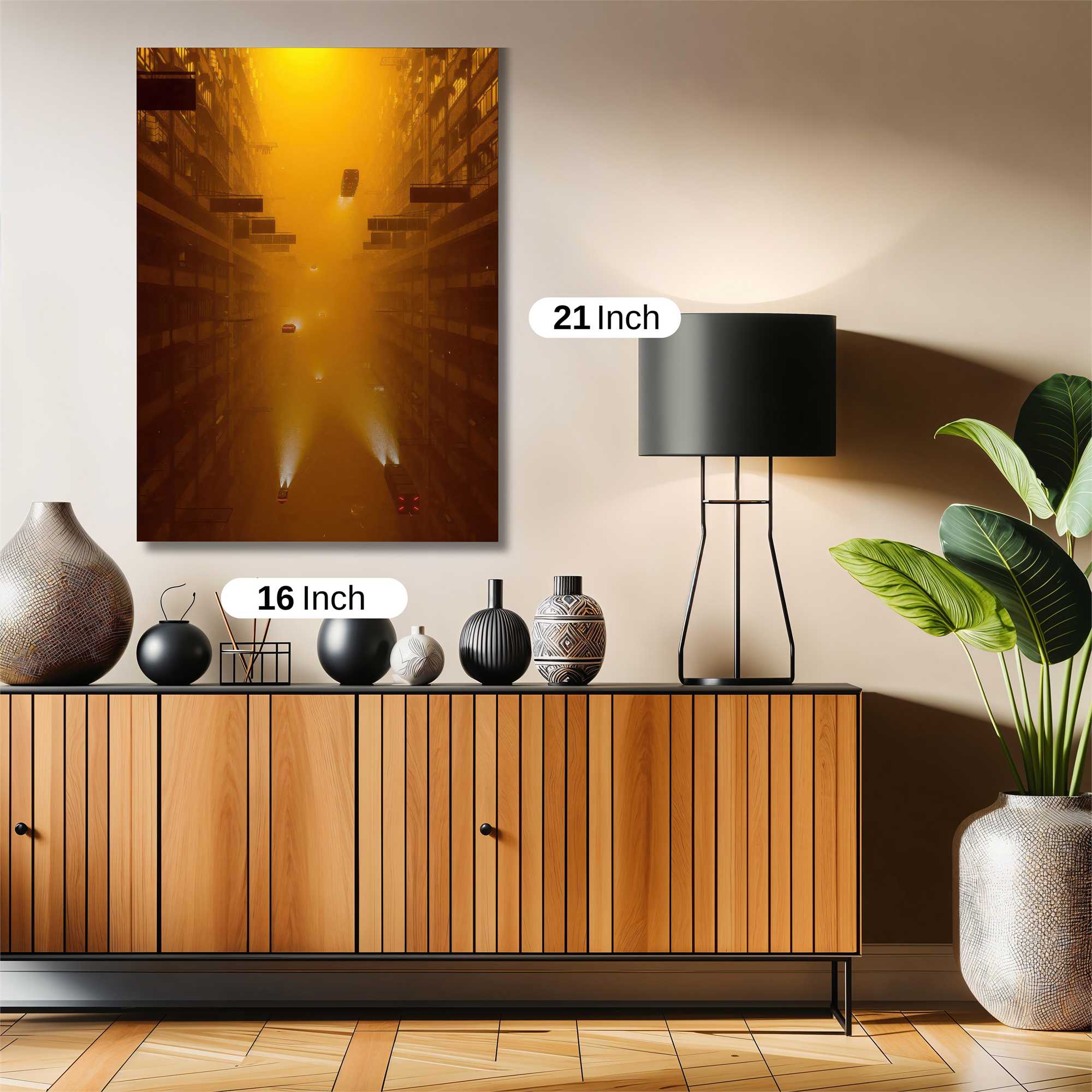 Dystopian Glow Safe Wall Magnetic / M