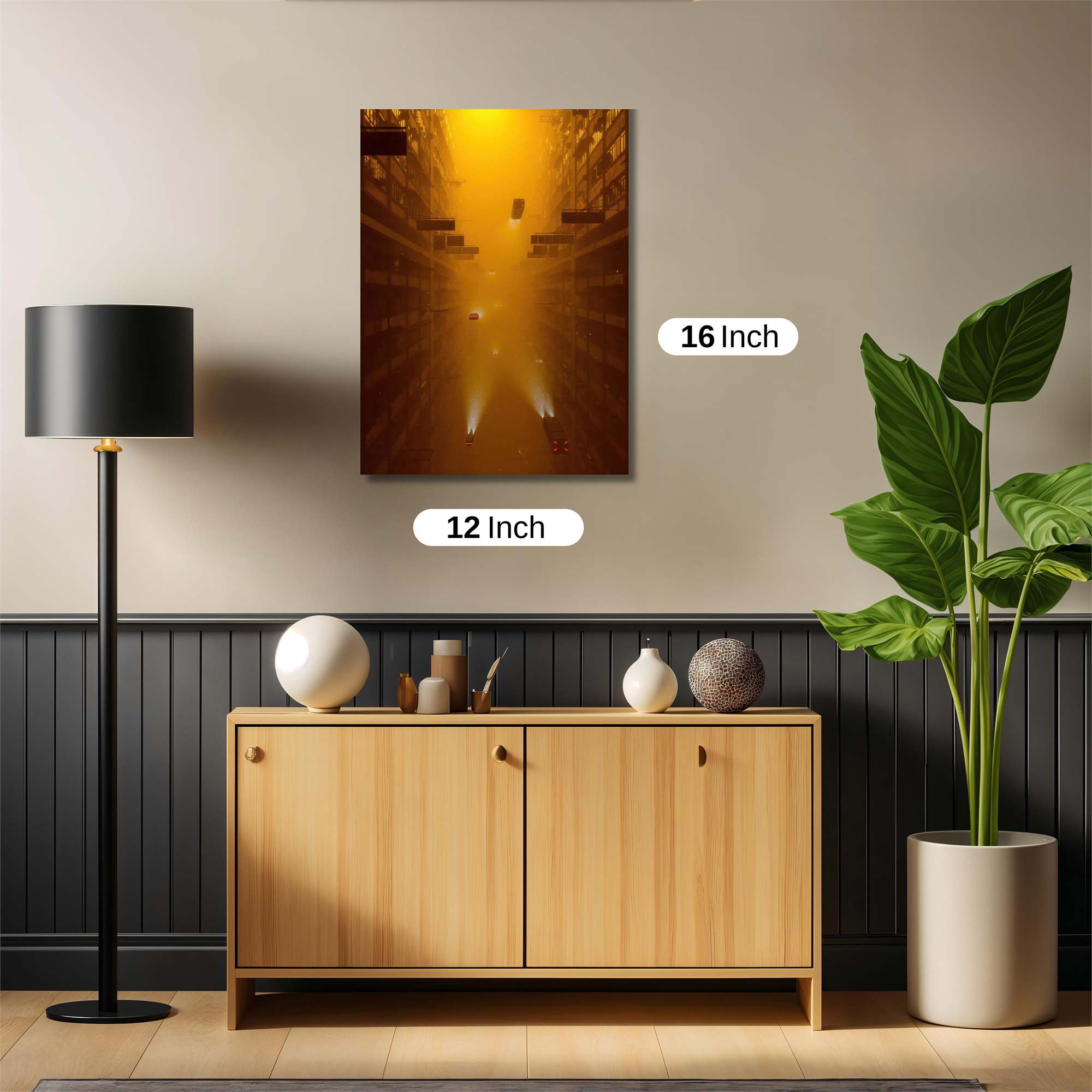 Dystopian Glow Safe Wall Magnetic / M