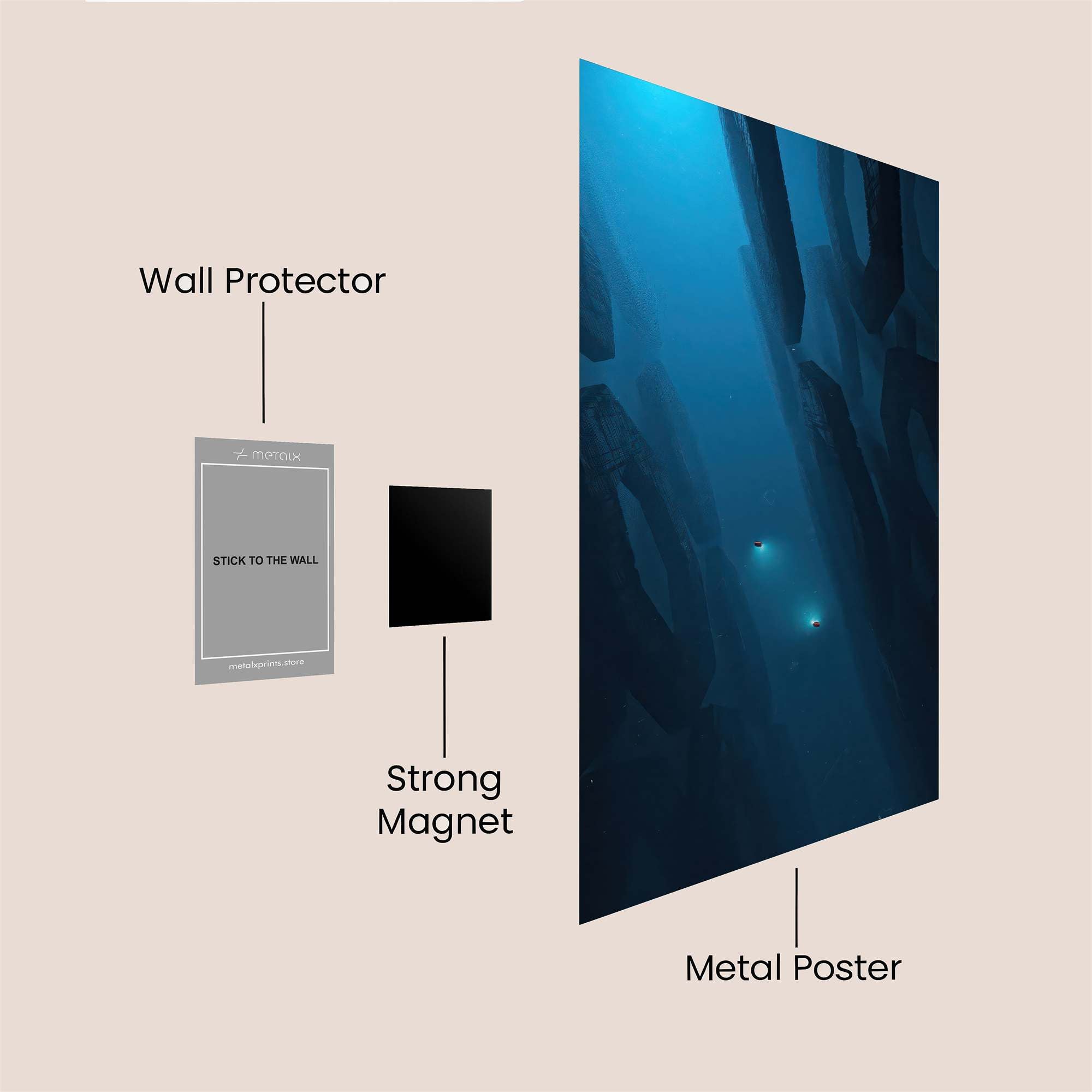 Abyss Mystery Safe Wall Magnetic / M
