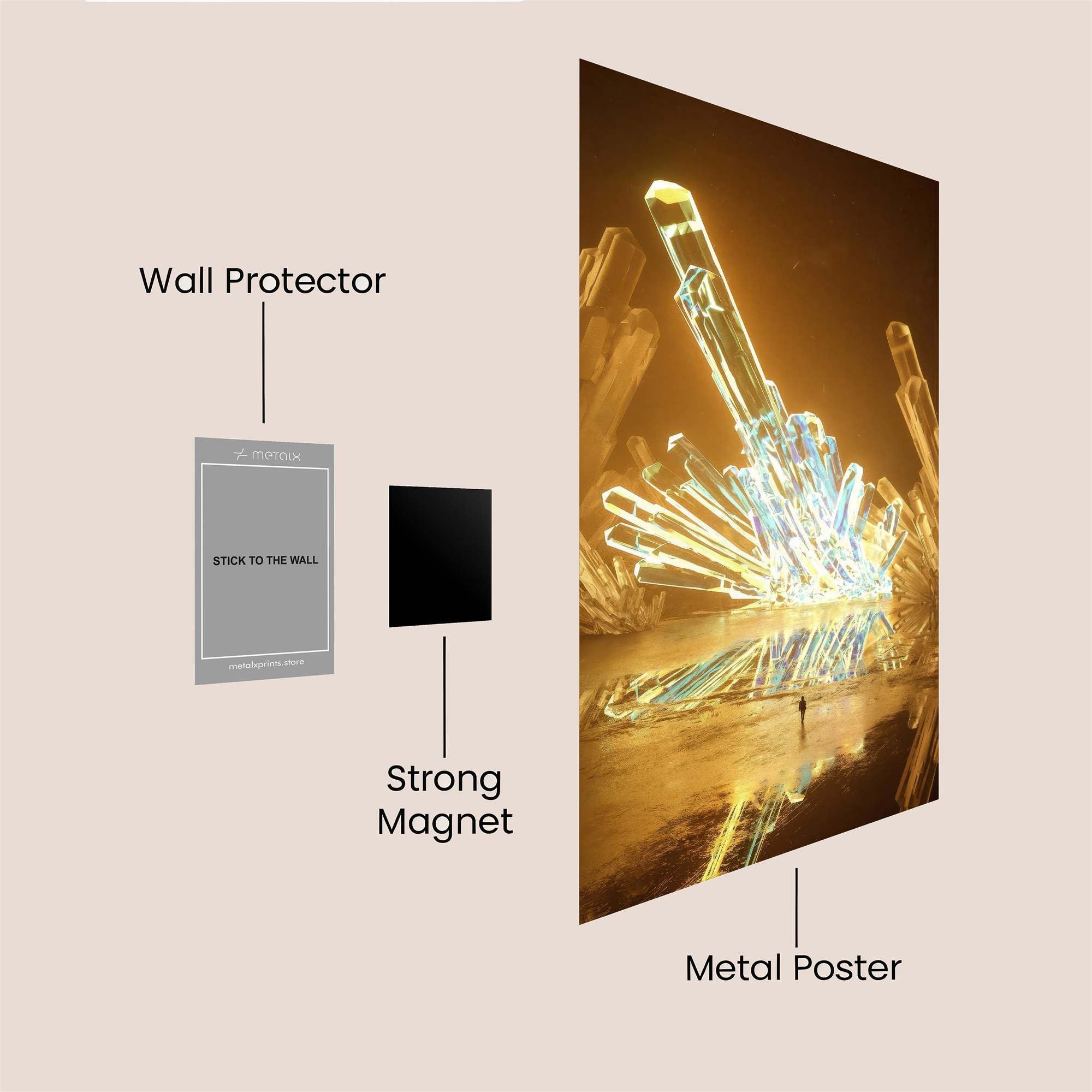Crystal Radiance Safe Wall Magnetic / M