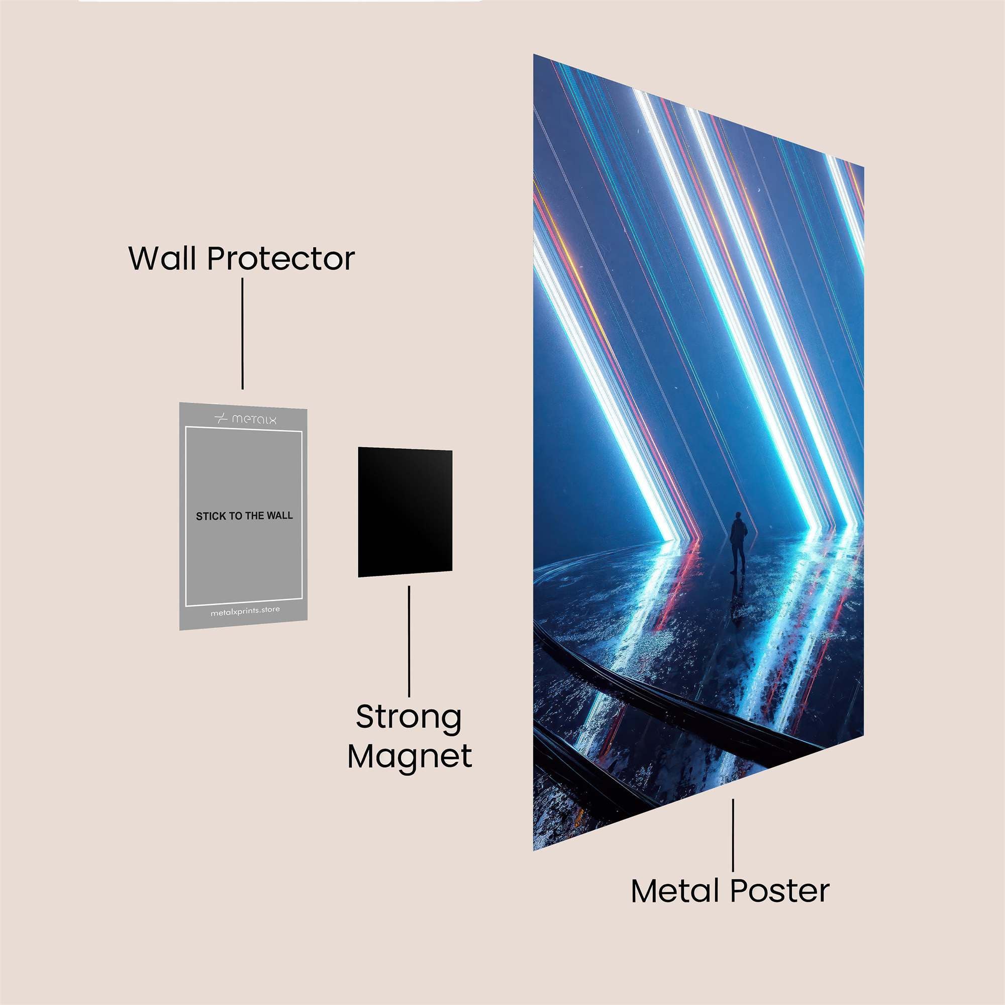 Neon Odyssey Safe Wall Magnetic / M