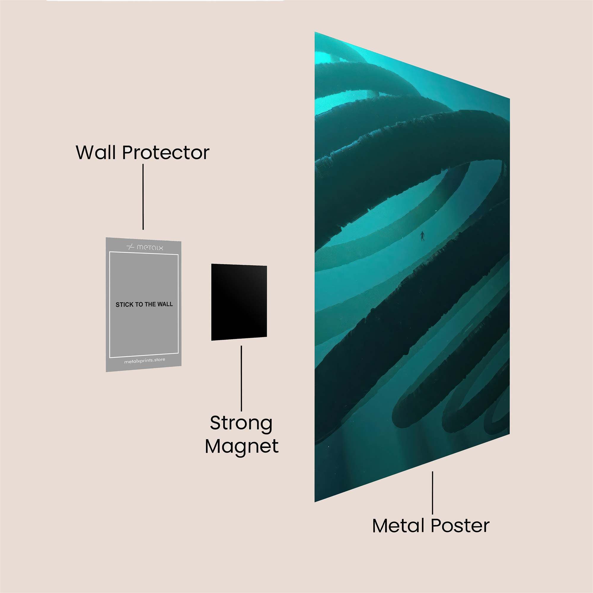 Coil Enigma Safe Wall Magnetic / M