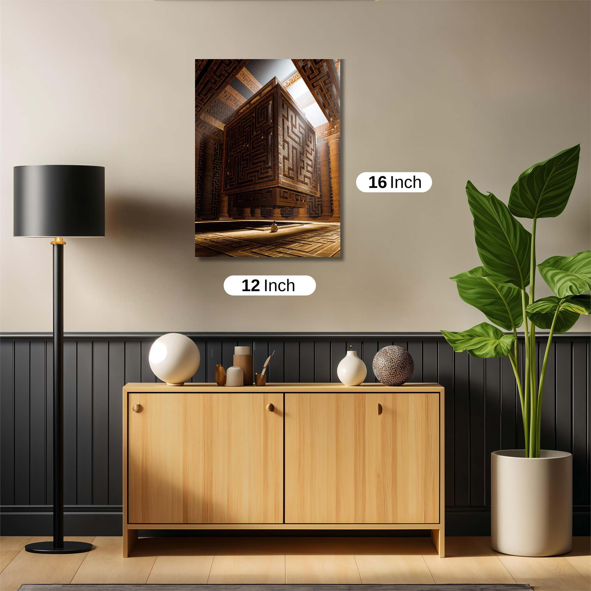 Labyrinthine Enigma Safe Wall Magnetic / M