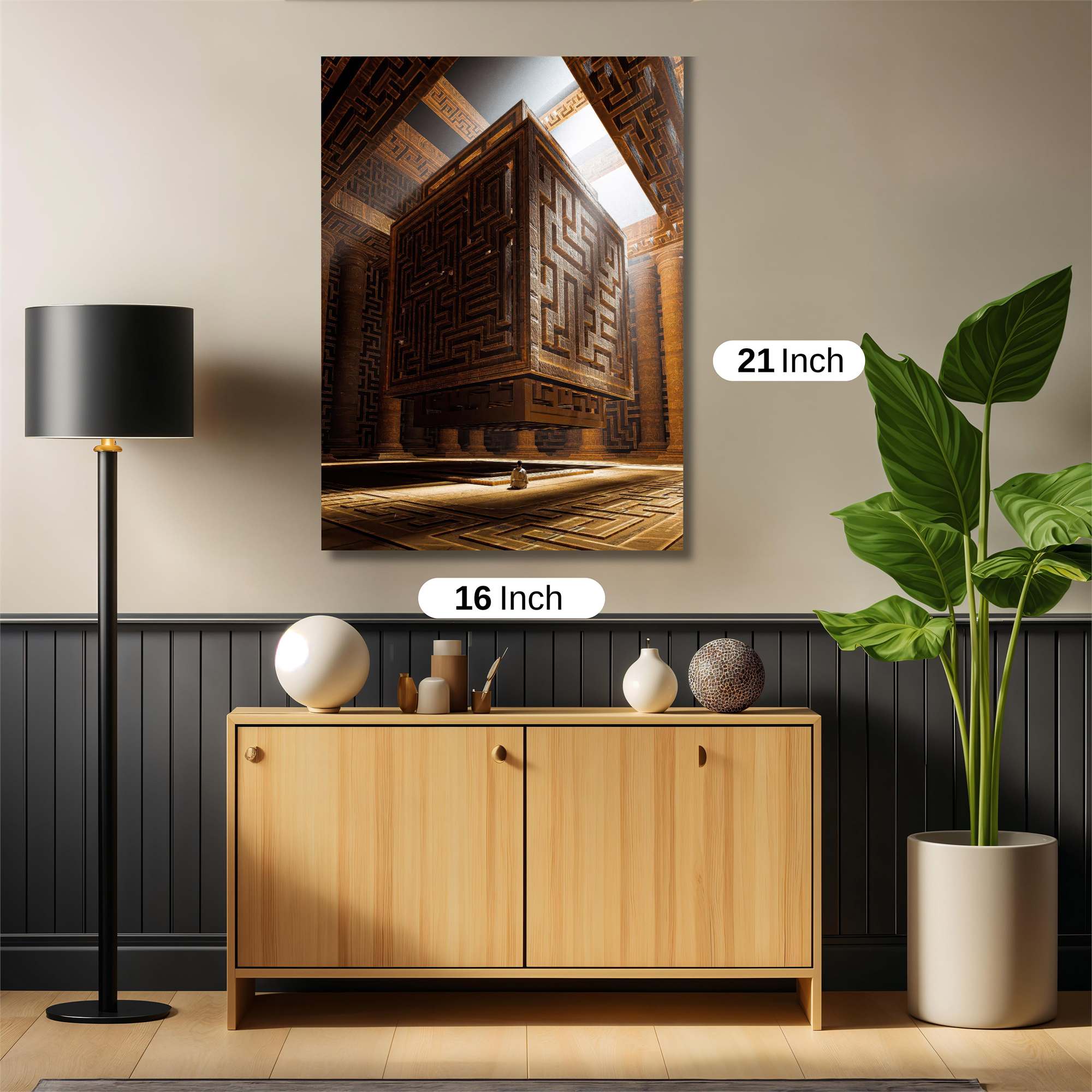 Labyrinthine Enigma Safe Wall Magnetic / M