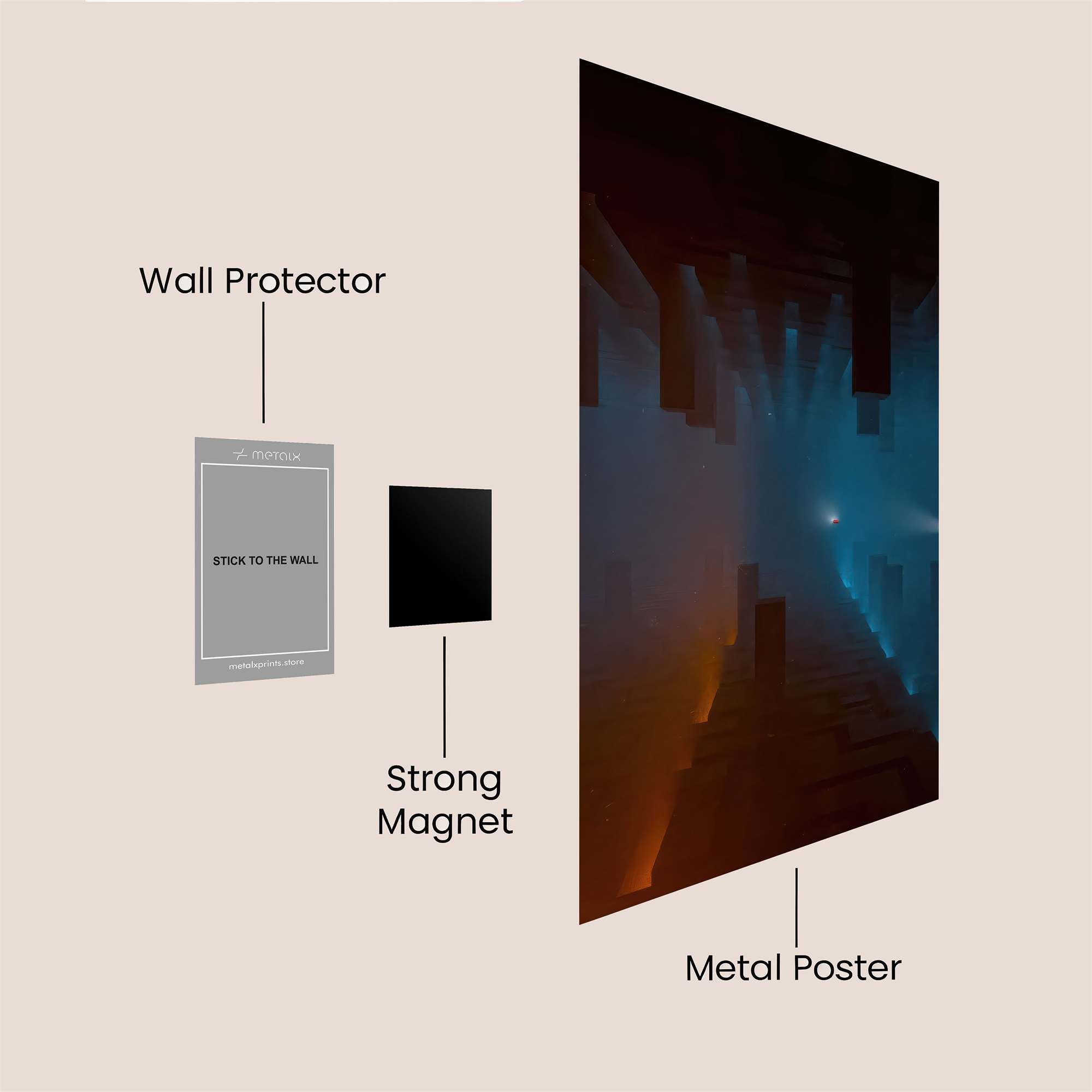 Maze Enigma Safe Wall Magnetic / M