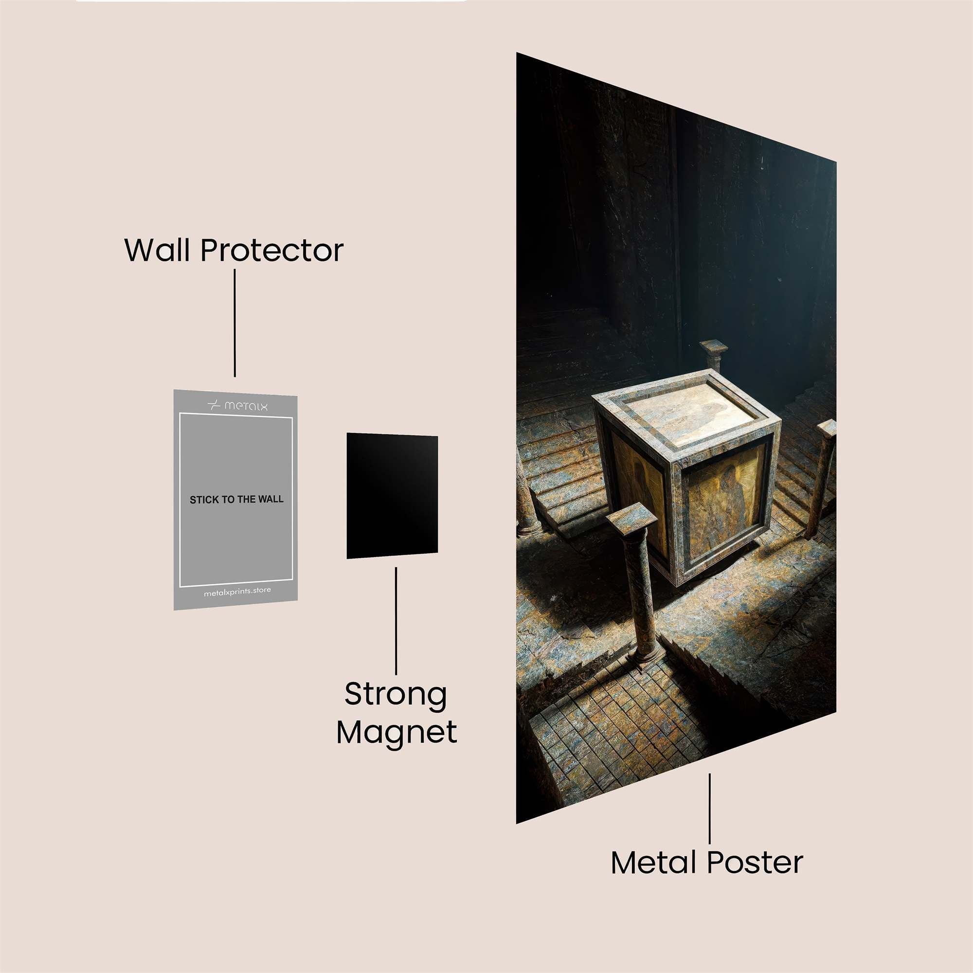 Mystery Enigma Safe Wall Magnetic / M