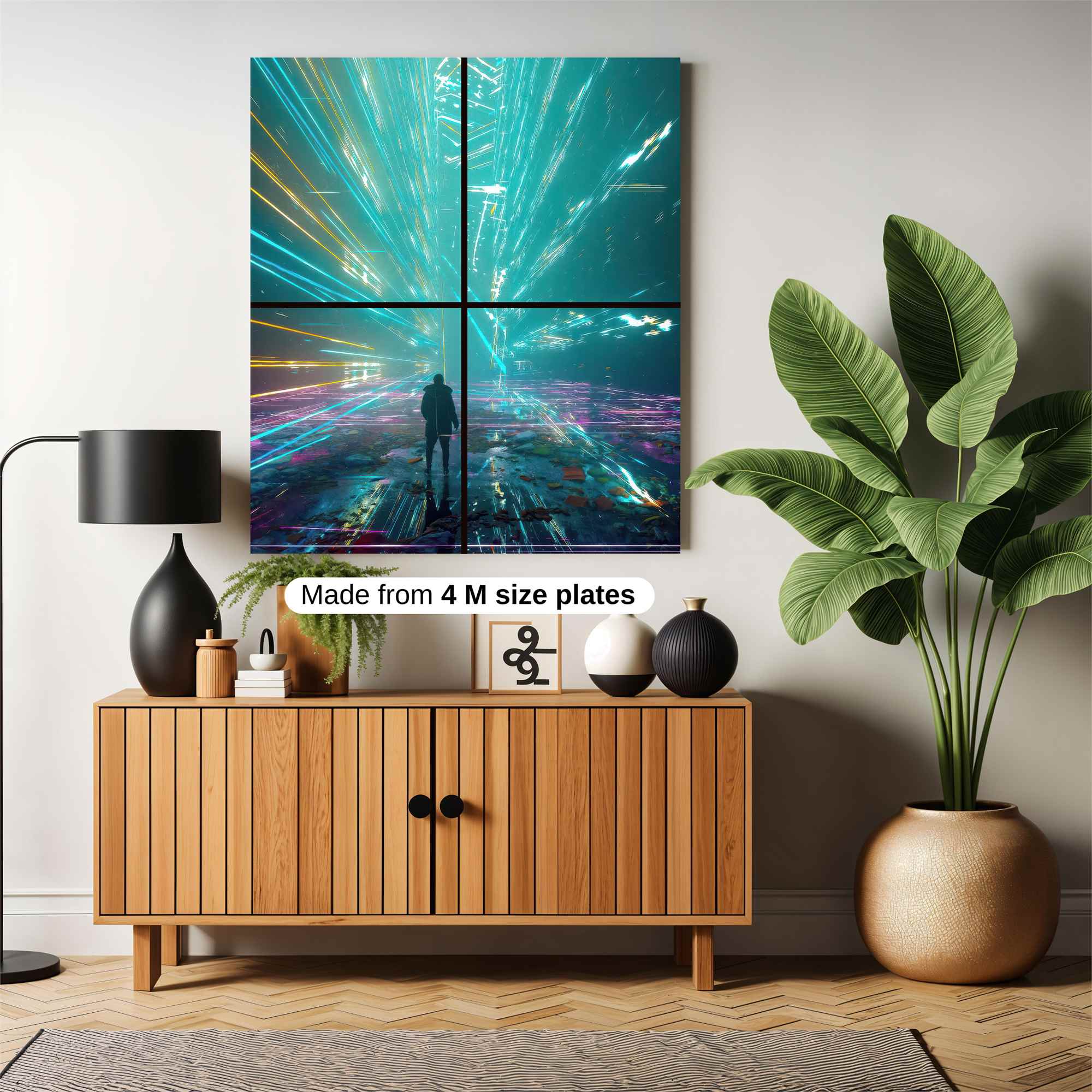 Cyber Serenity Safe Wall Magnetic / M