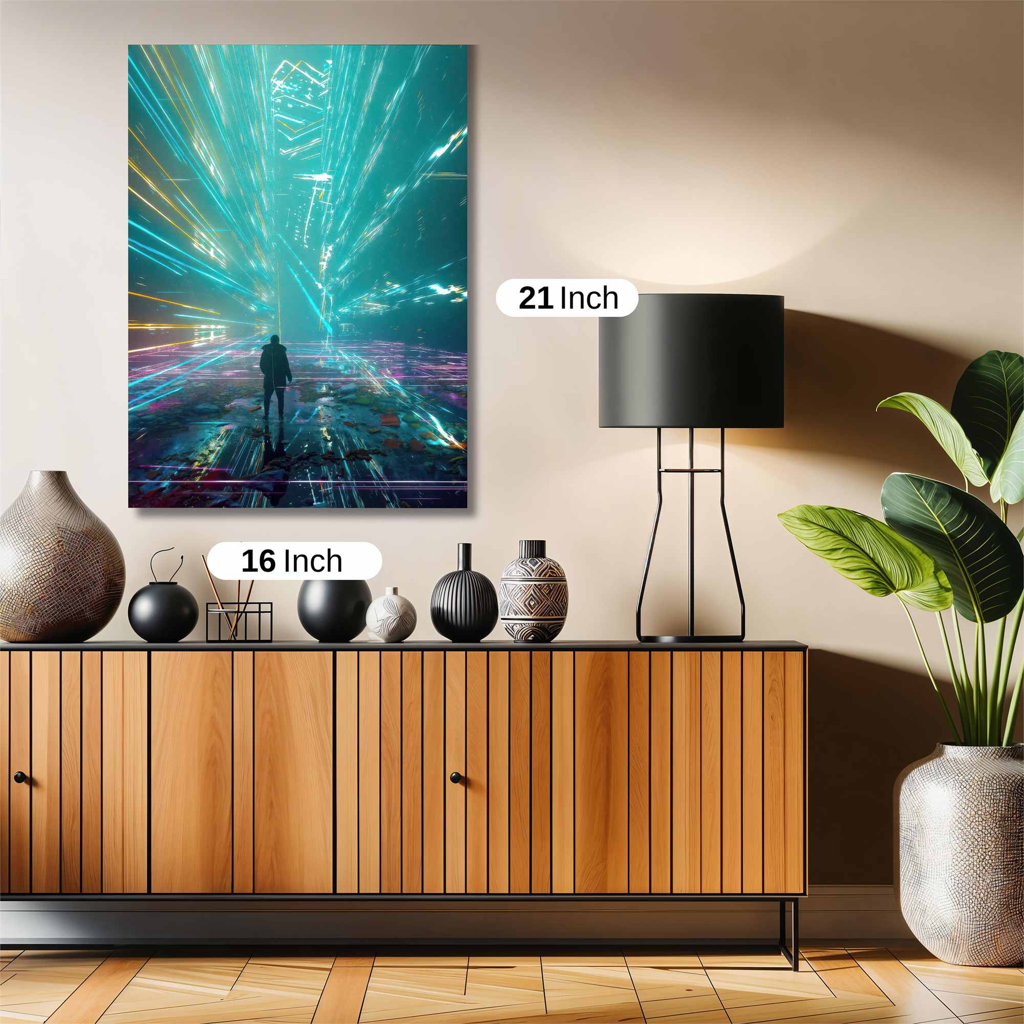 Cyber Serenity Safe Wall Magnetic / M