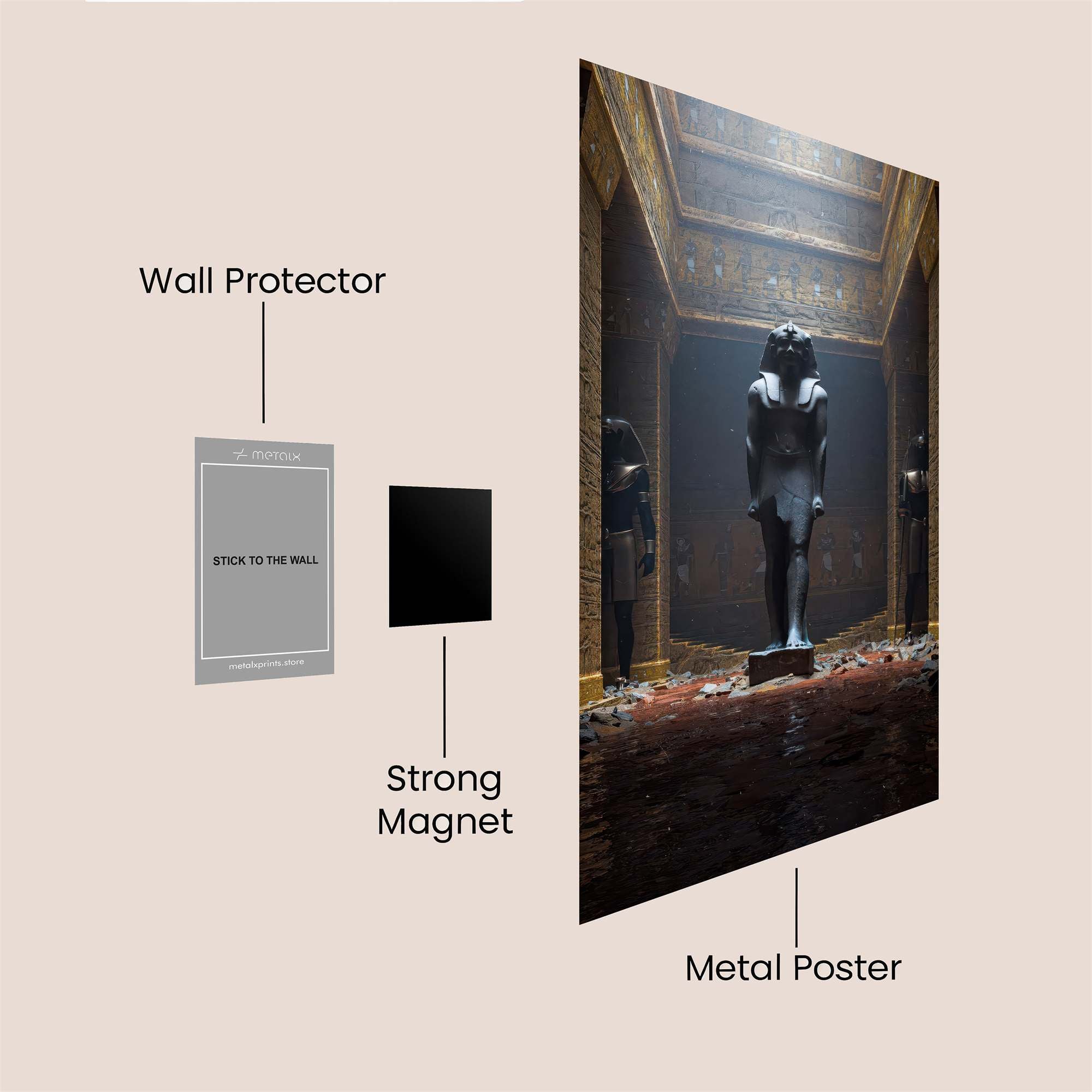 Anubis Enigma Safe Wall Magnetic / M