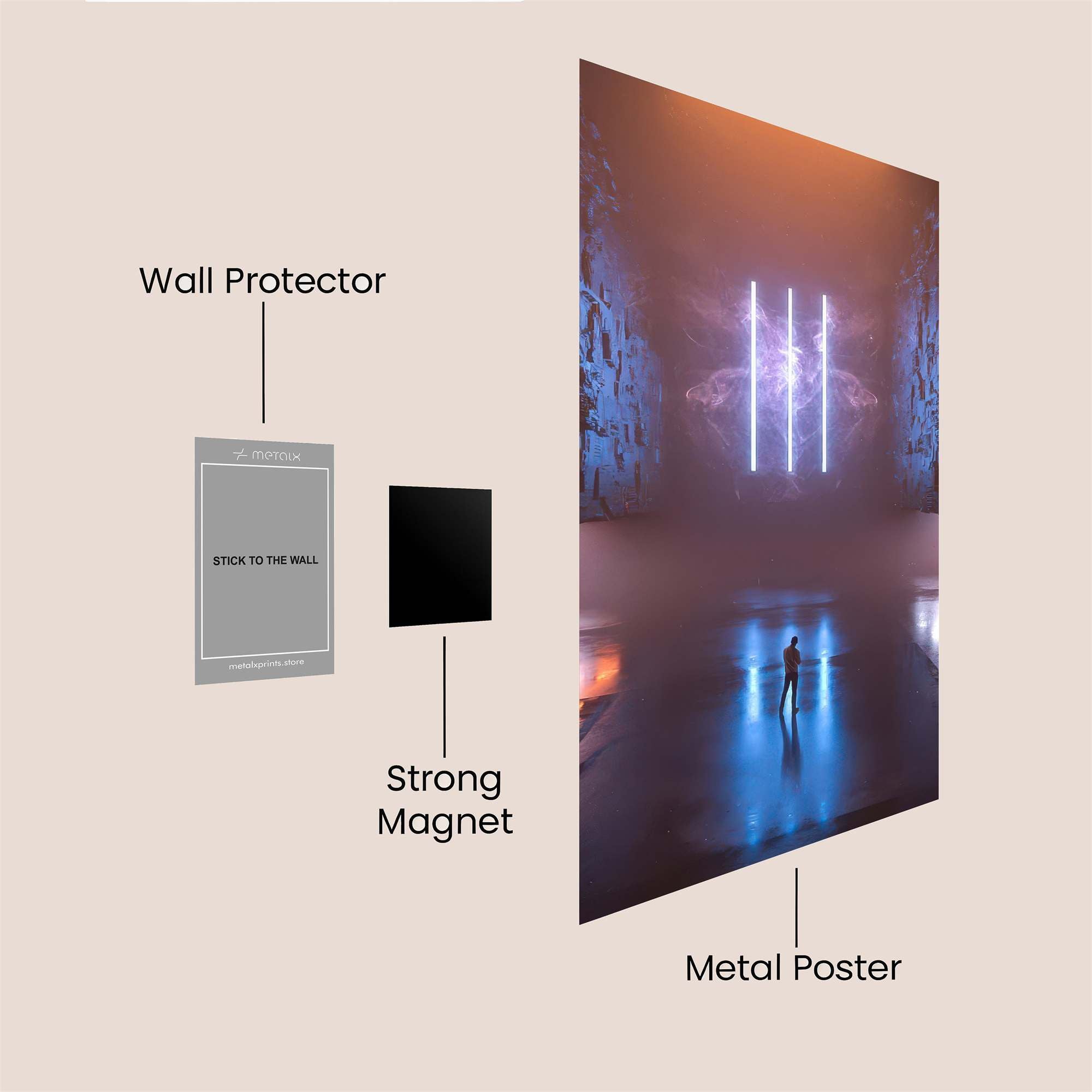 Portal Enigma Safe Wall Magnetic / M