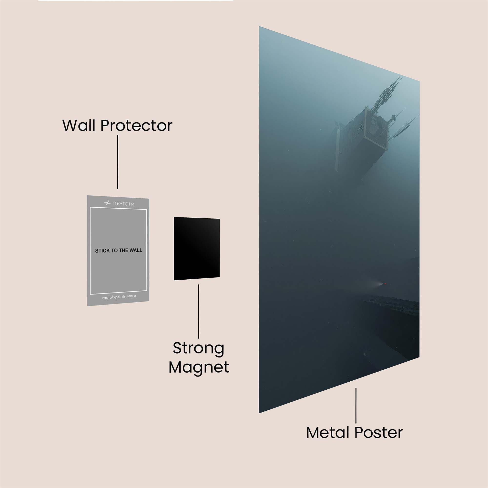 Titanic Eerie Safe Wall Magnetic / M
