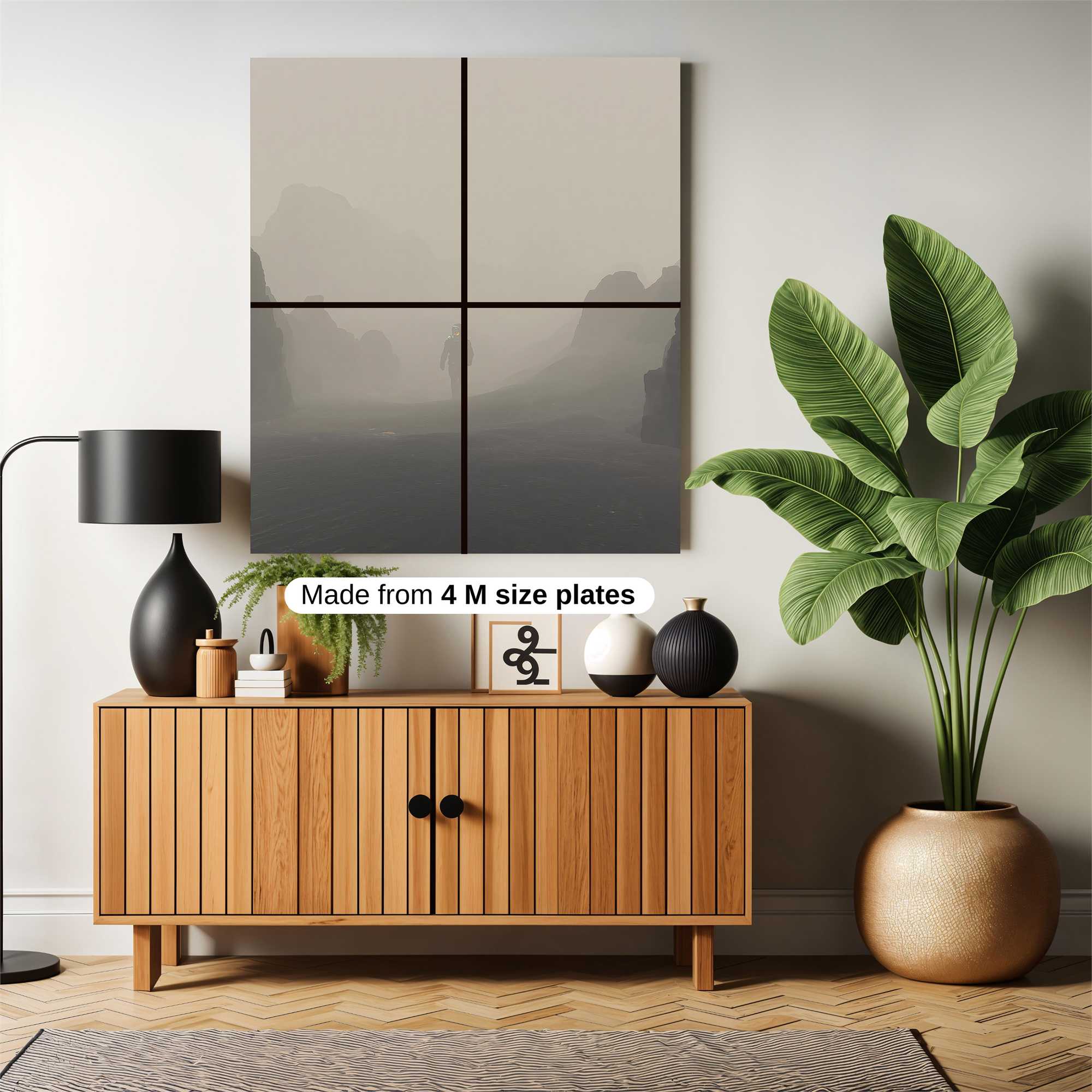 Fogbound Solitude Safe Wall Magnetic / M