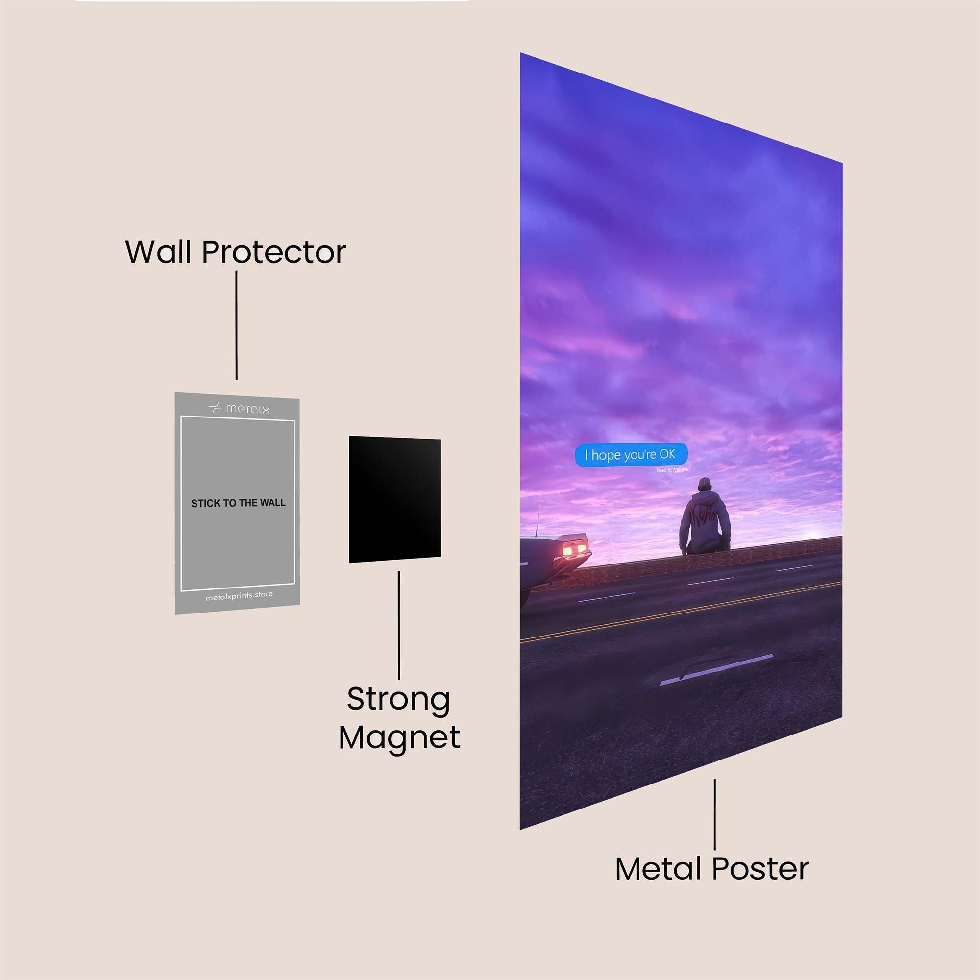 Twilight Solitude Safe Wall Magnetic / M