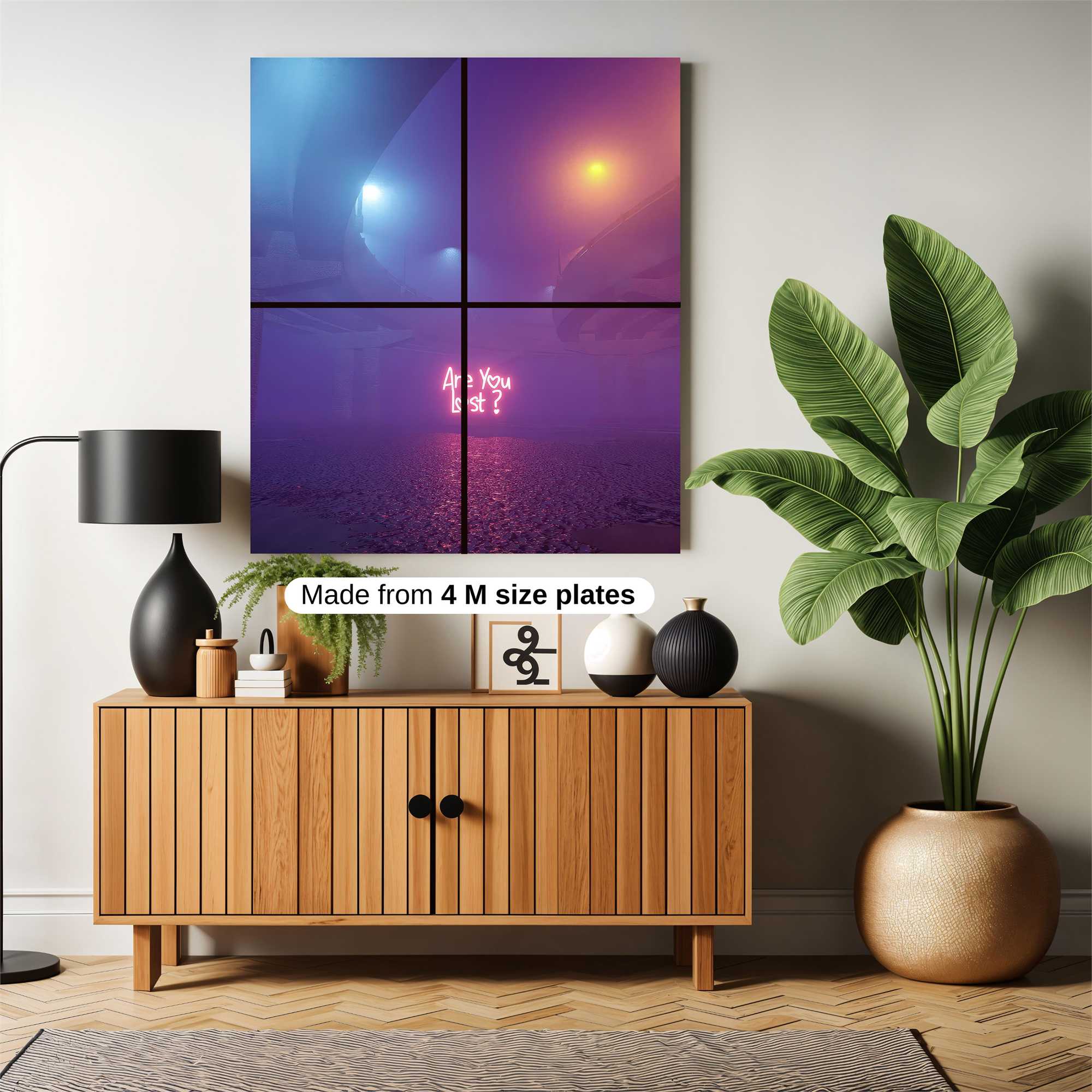 Neon Mystery Safe Wall Magnetic / M