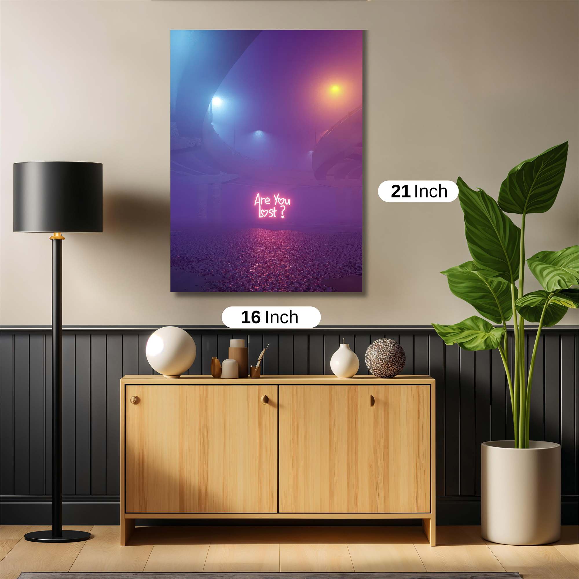 Neon Mystery Safe Wall Magnetic / M