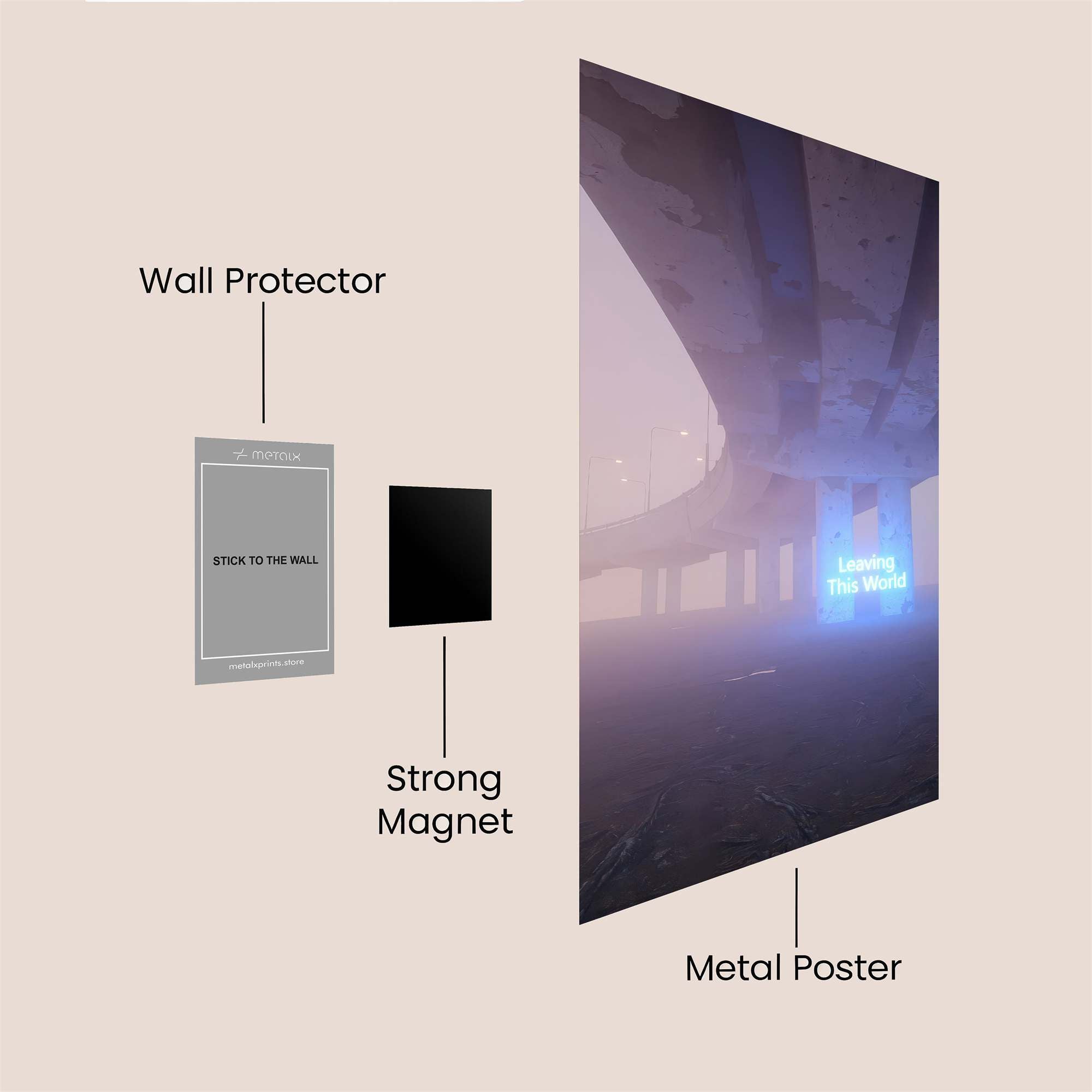 Bridge Farewell Safe Wall Magnetic / M