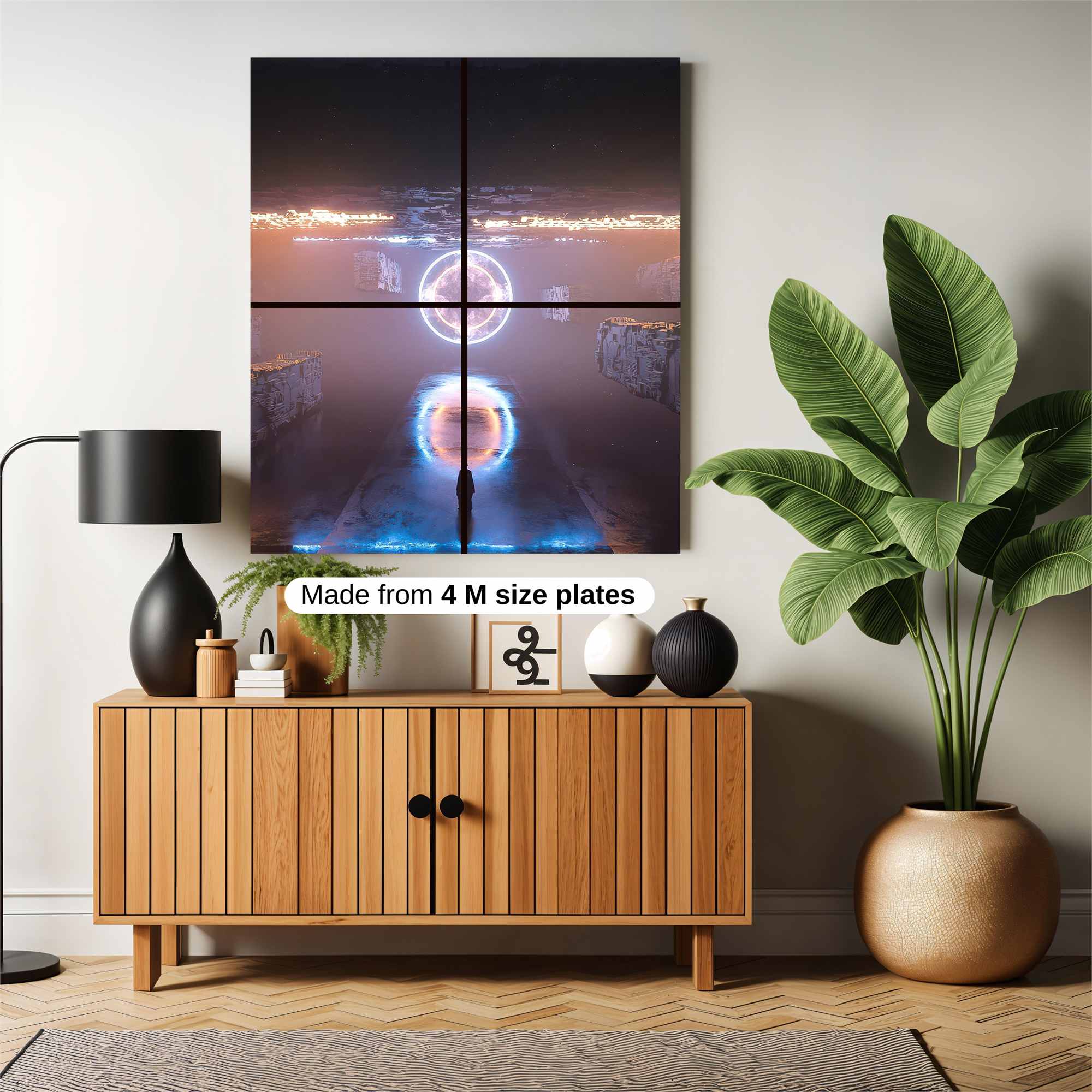 City Submerged Safe Wall Magnetic / M