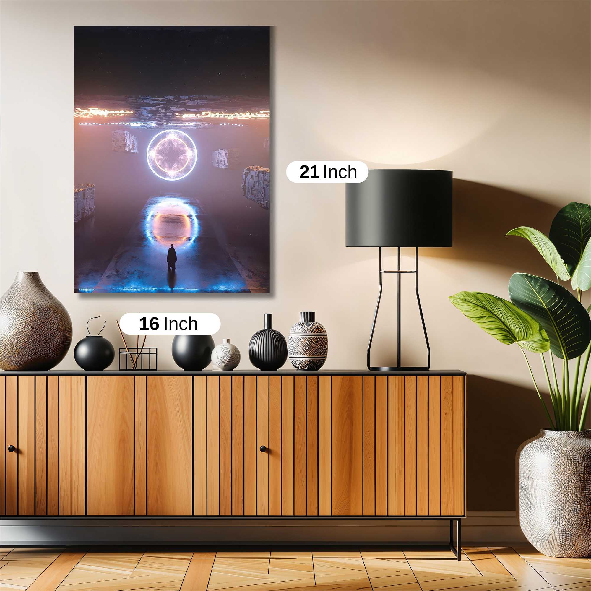 City Submerged Safe Wall Magnetic / M