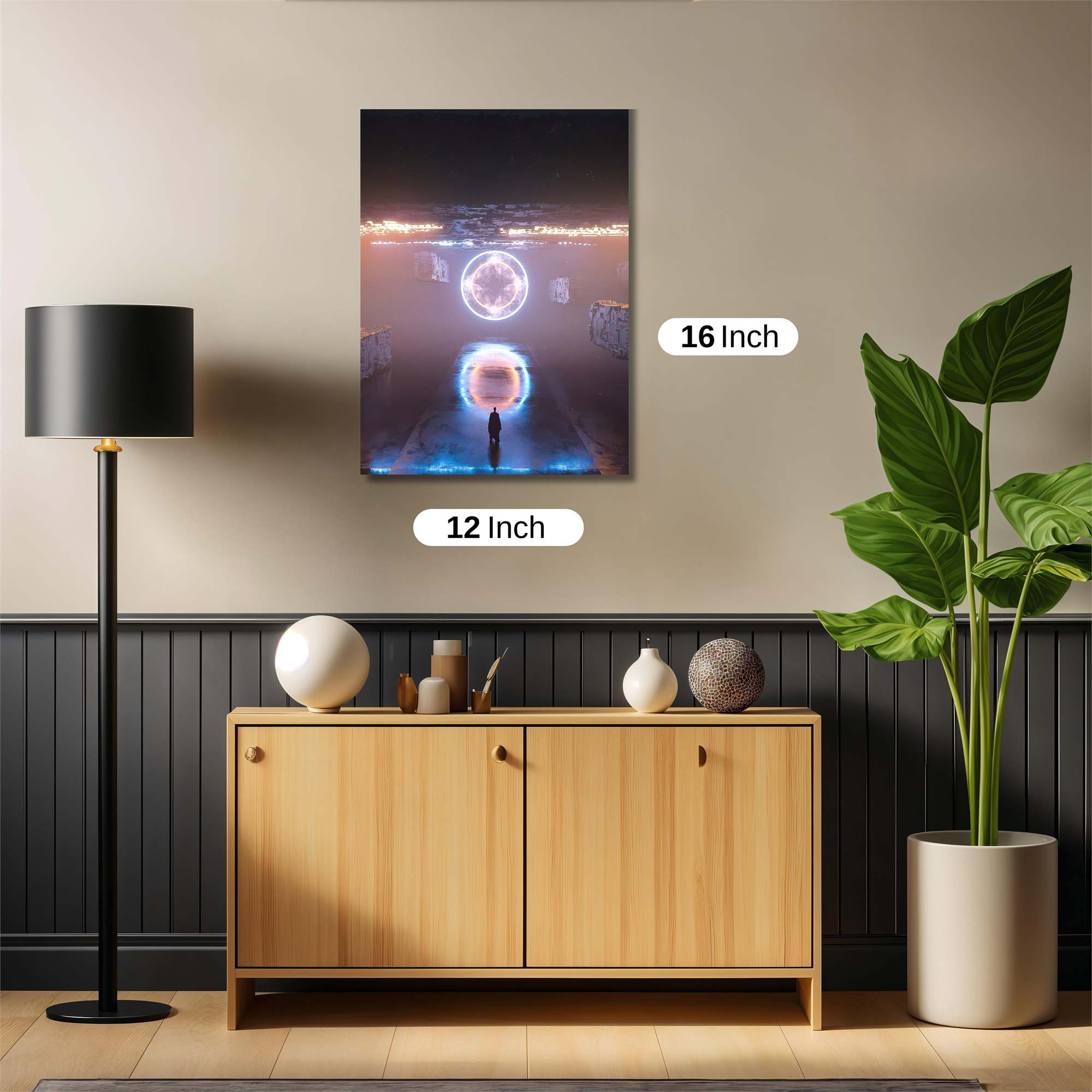 City Submerged Safe Wall Magnetic / M