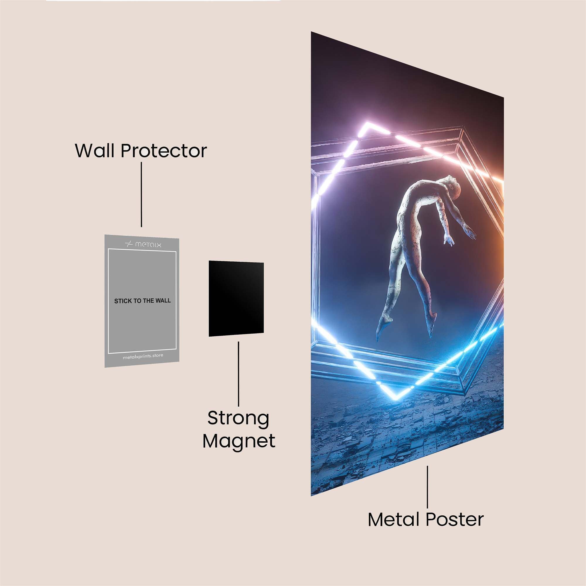 Graceful Enigma Safe Wall Magnetic / M