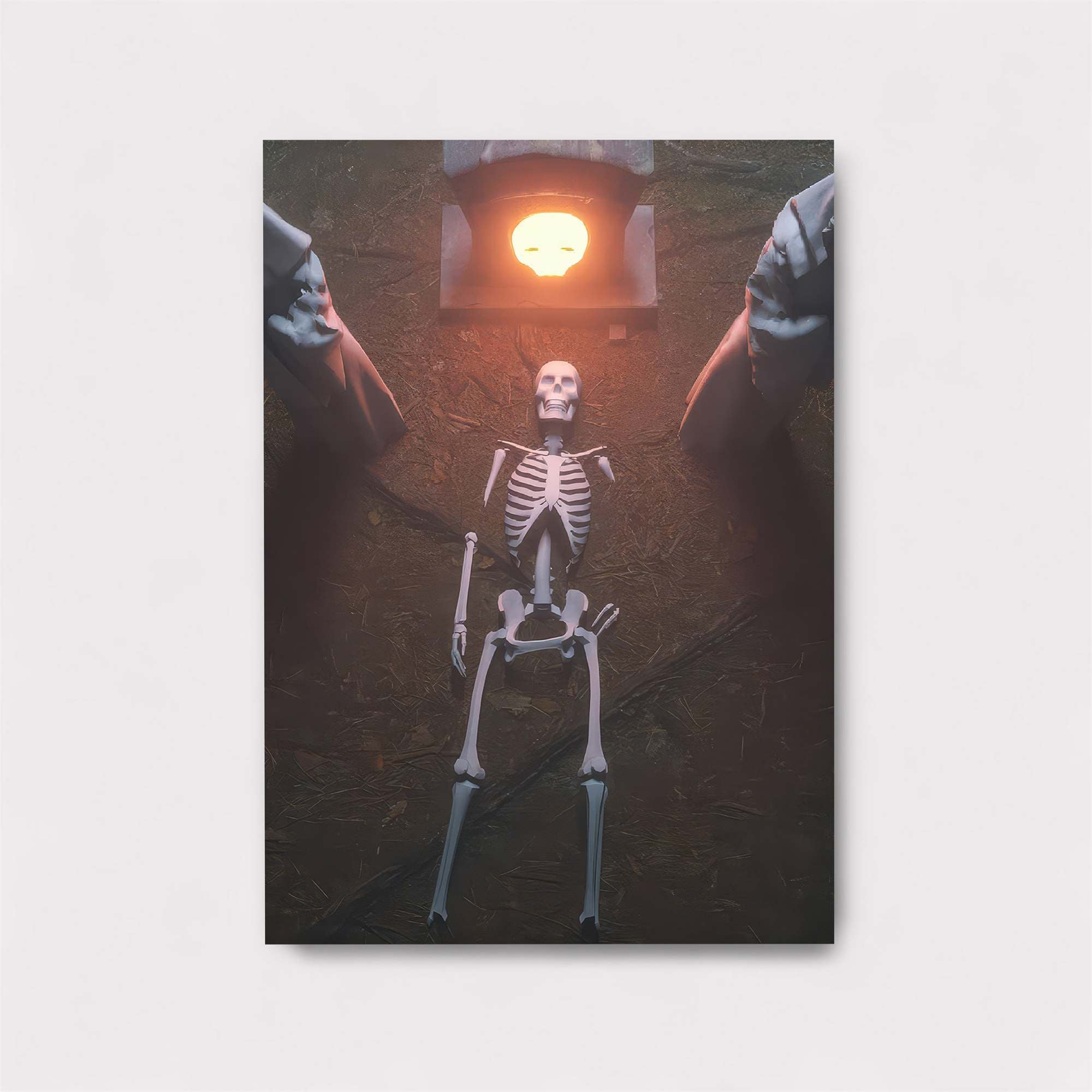 Skeleton Vigil Safe Wall Magnetic / M