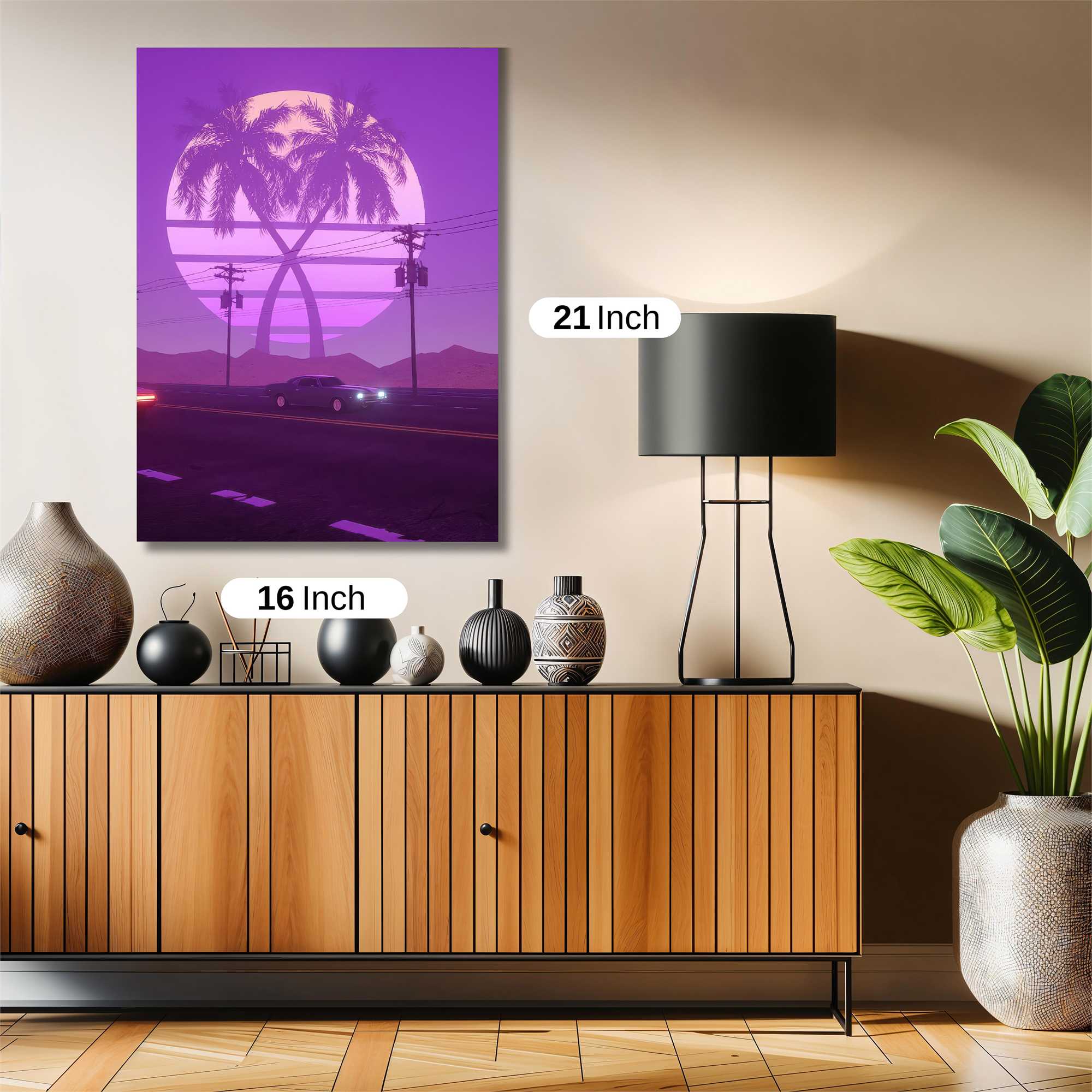 Sunset Serenity Safe Wall Magnetic / M
