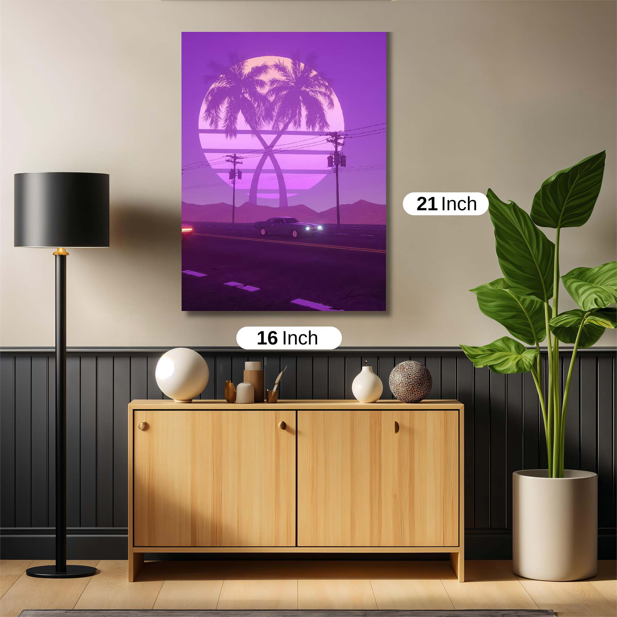 Sunset Serenity Safe Wall Magnetic / M