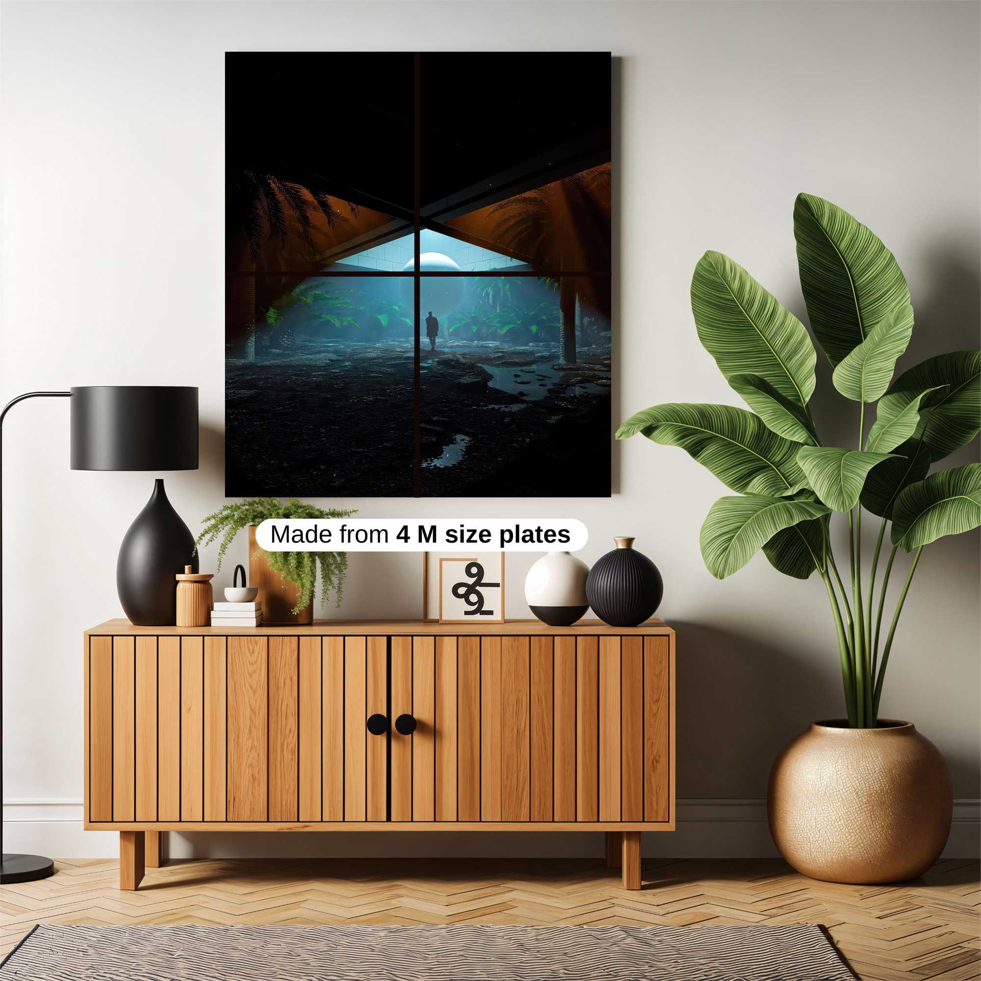 Moonlit Solitude Safe Wall Magnetic / M