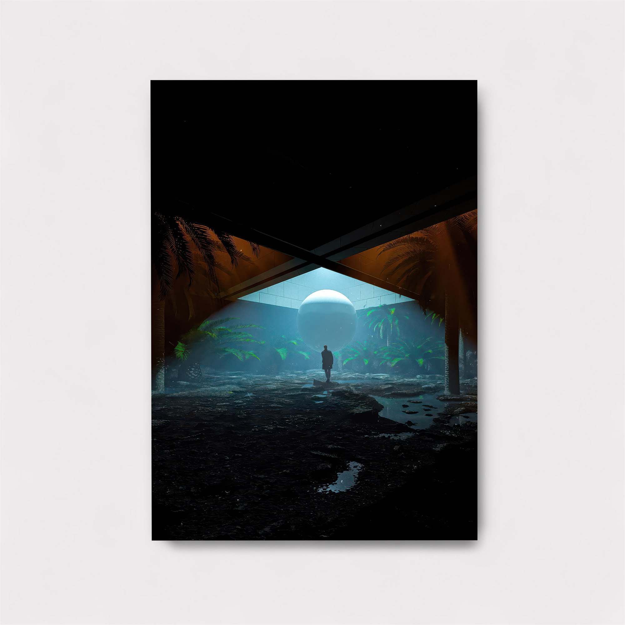 Moonlit Solitude Safe Wall Magnetic / M