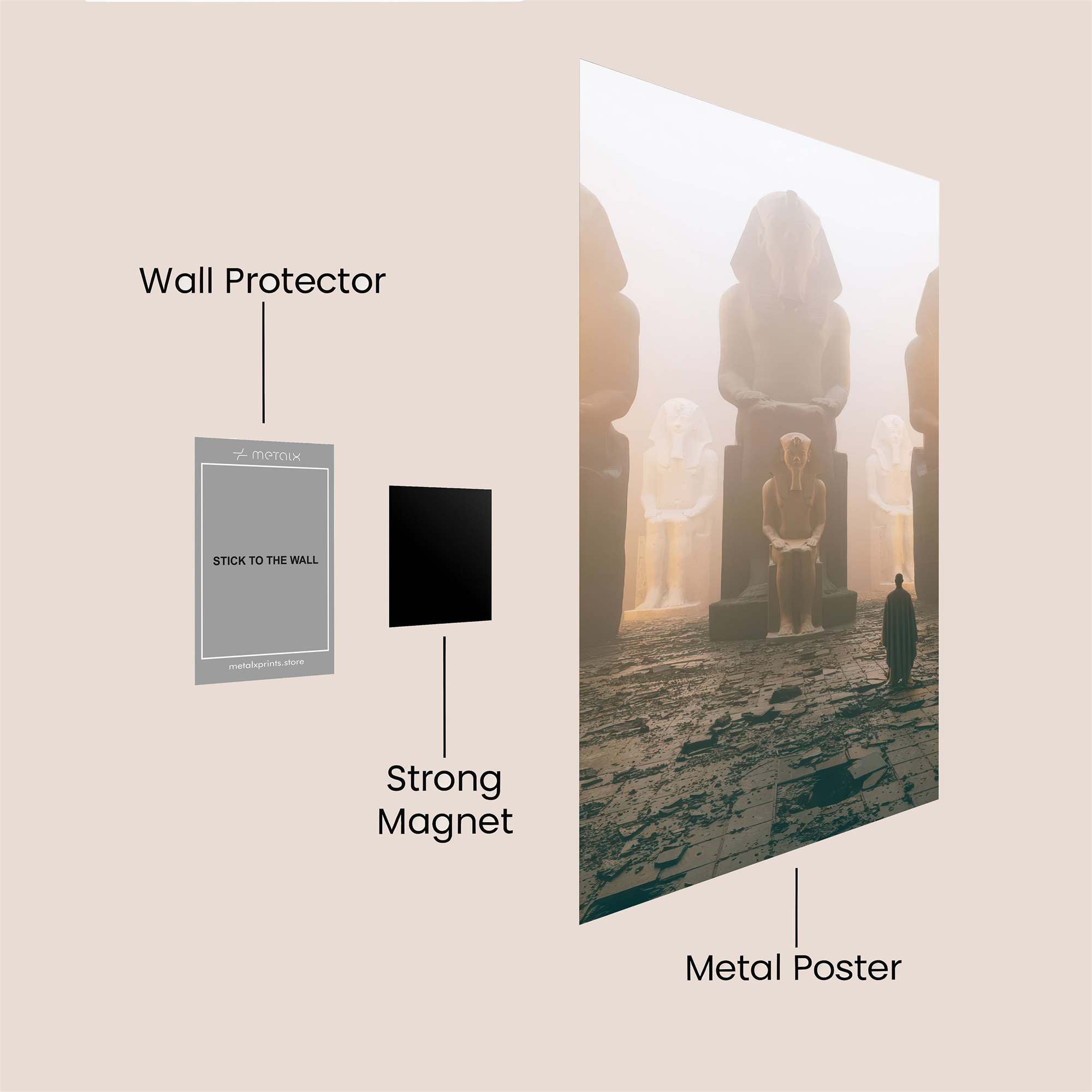 Pharaoh's Serenity Safe Wall Magnetic / M