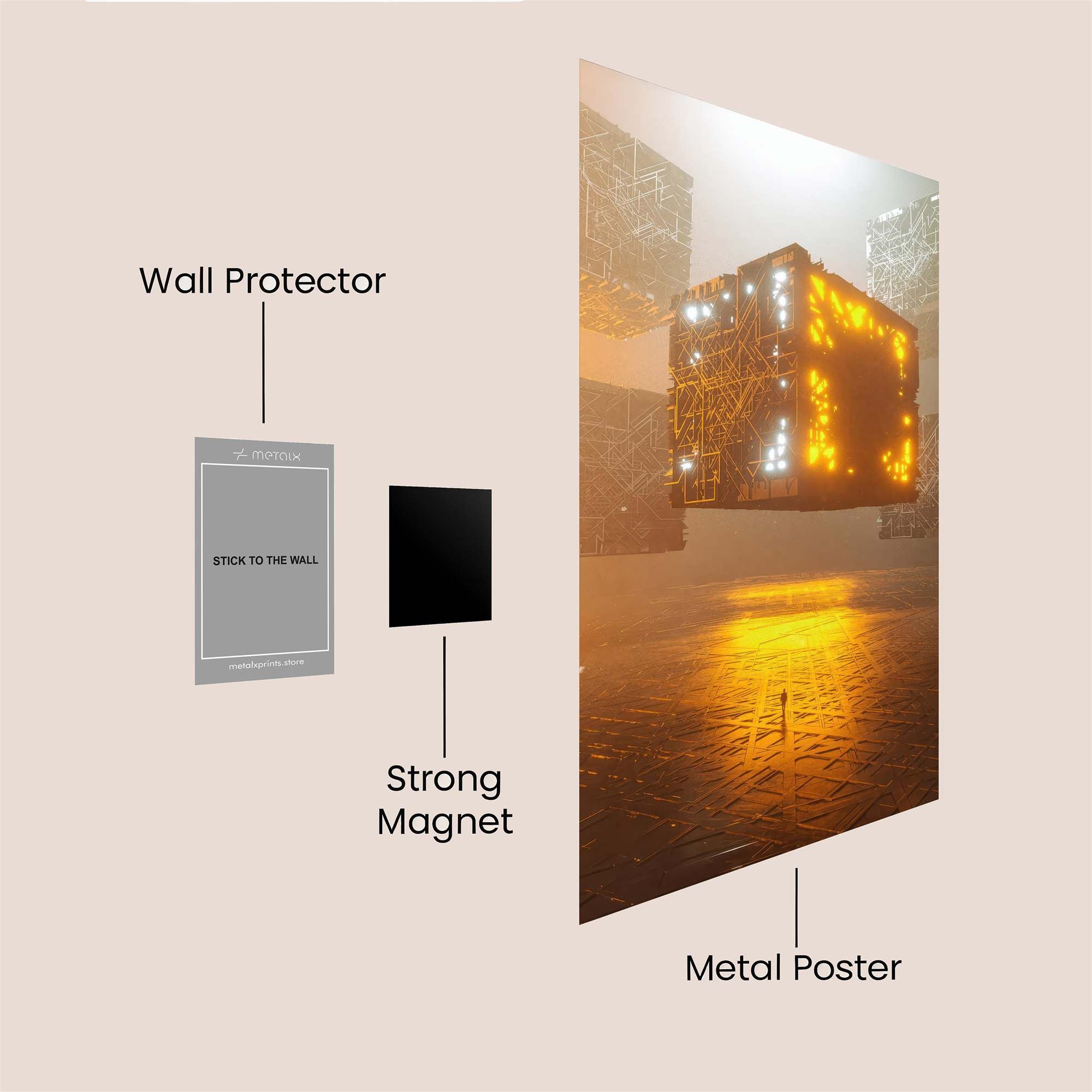 Monolith Radiance Safe Wall Magnetic / M