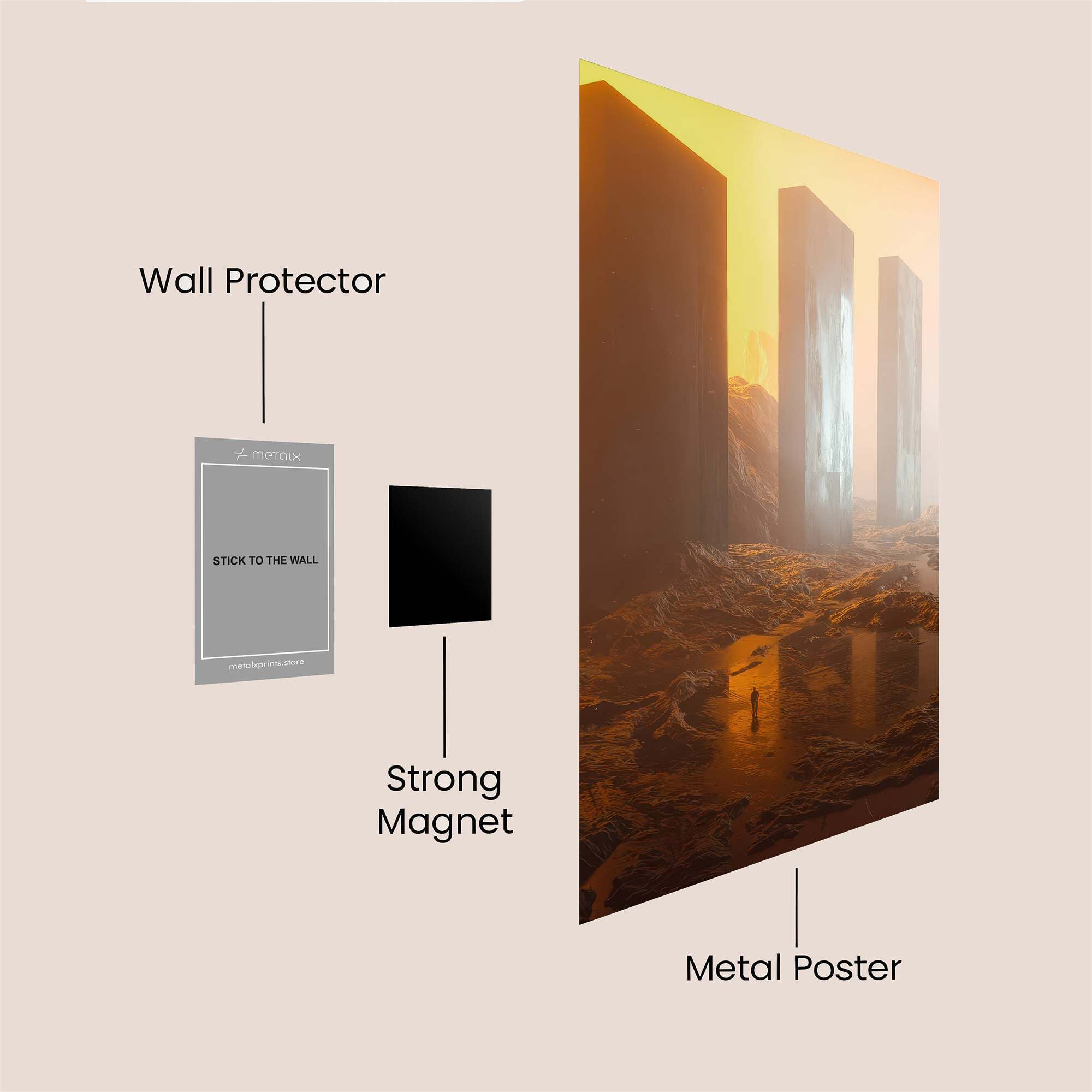 Monoliths Dream Safe Wall Magnetic / M