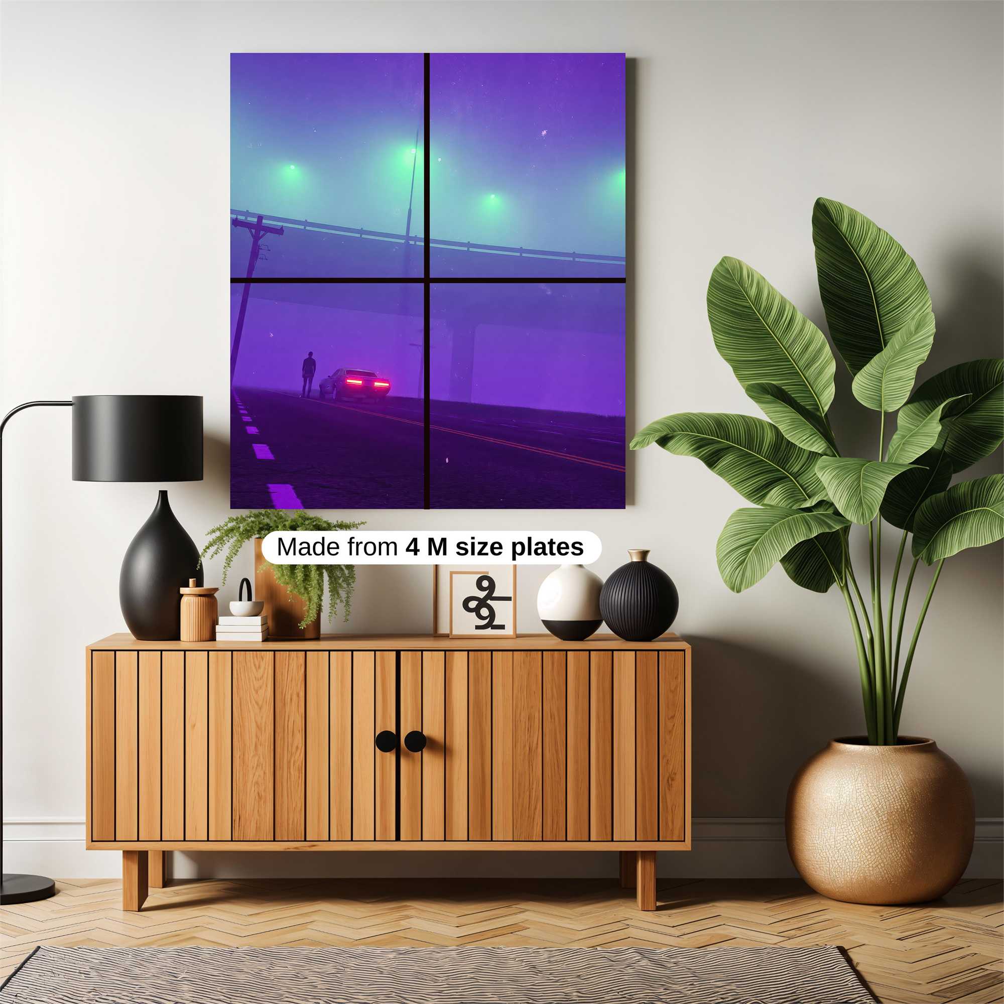 Neon Solitude Safe Wall Magnetic / M