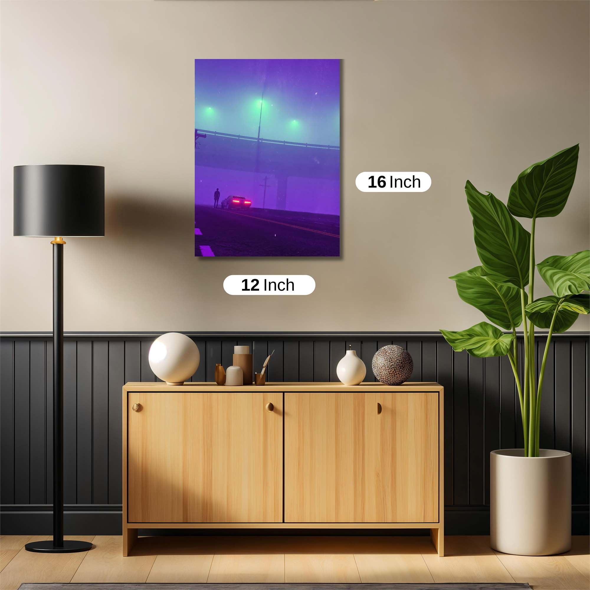 Neon Solitude Safe Wall Magnetic / M