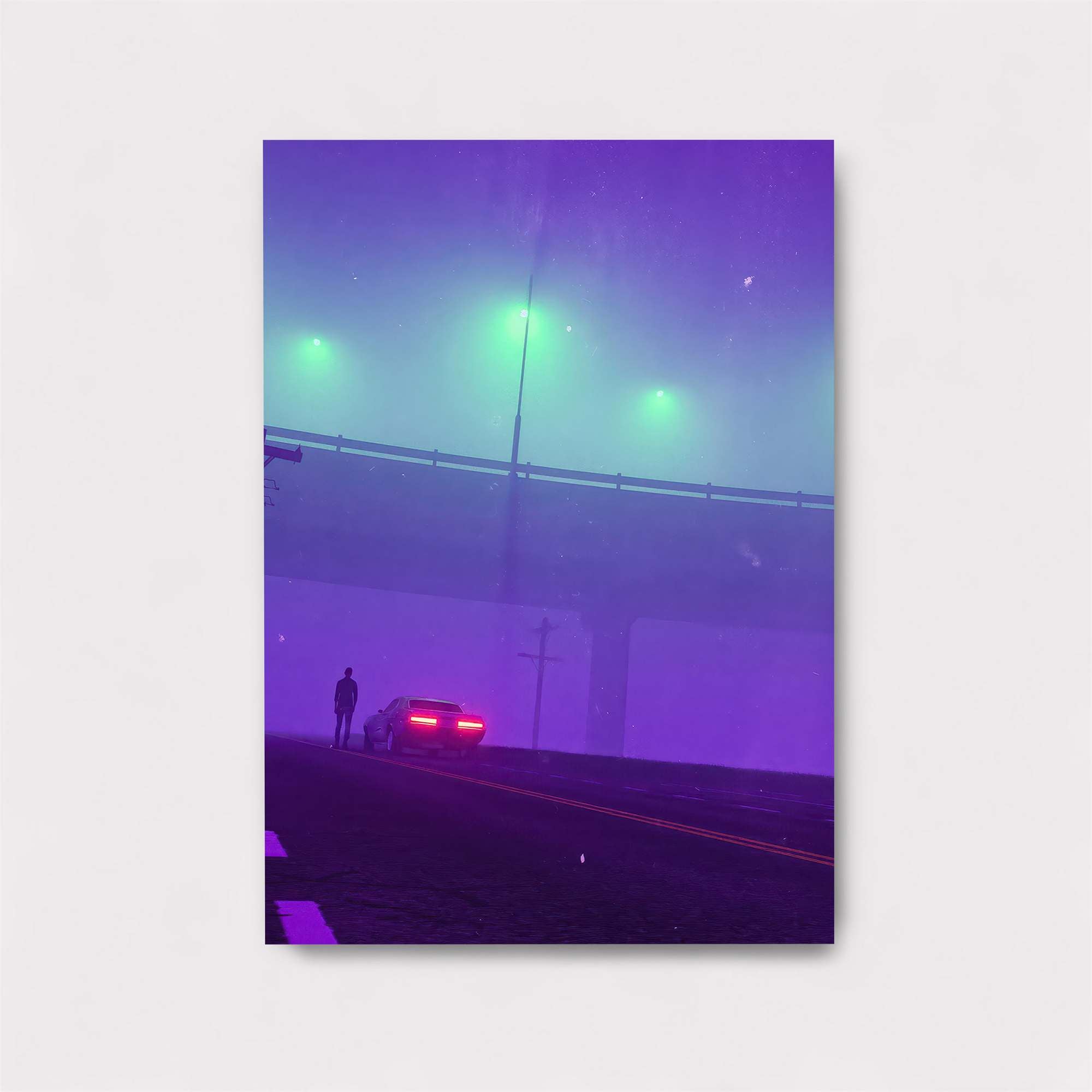 Neon Solitude Safe Wall Magnetic / M