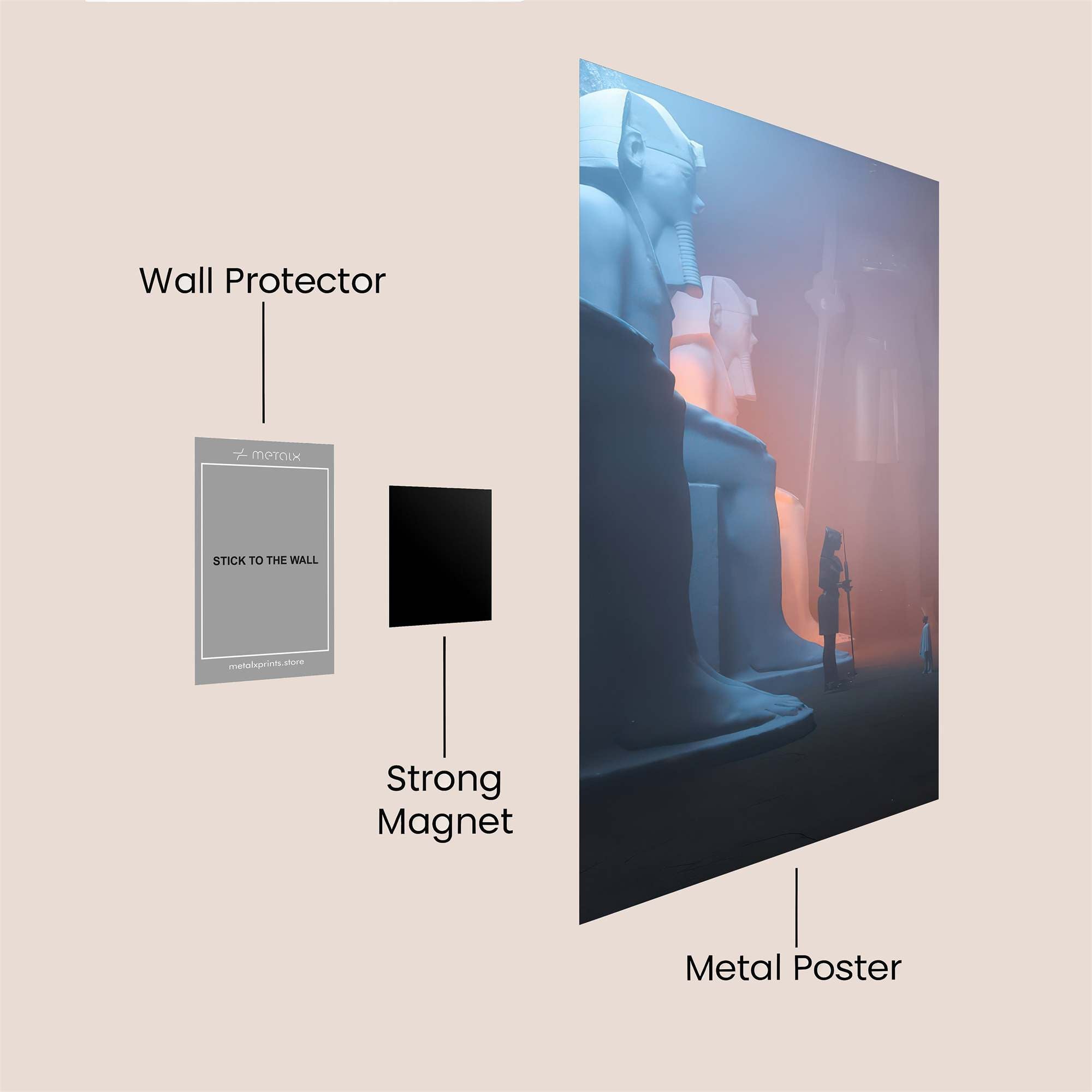 Dust Riders Safe Wall Magnetic / M