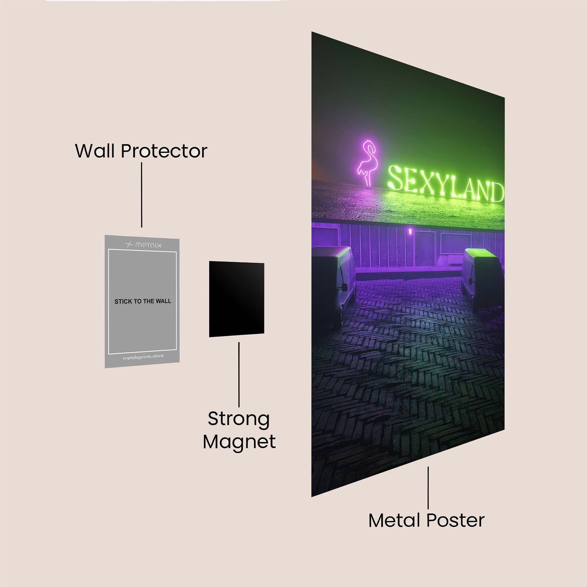 Sexyland Intrigue Safe Wall Magnetic / M