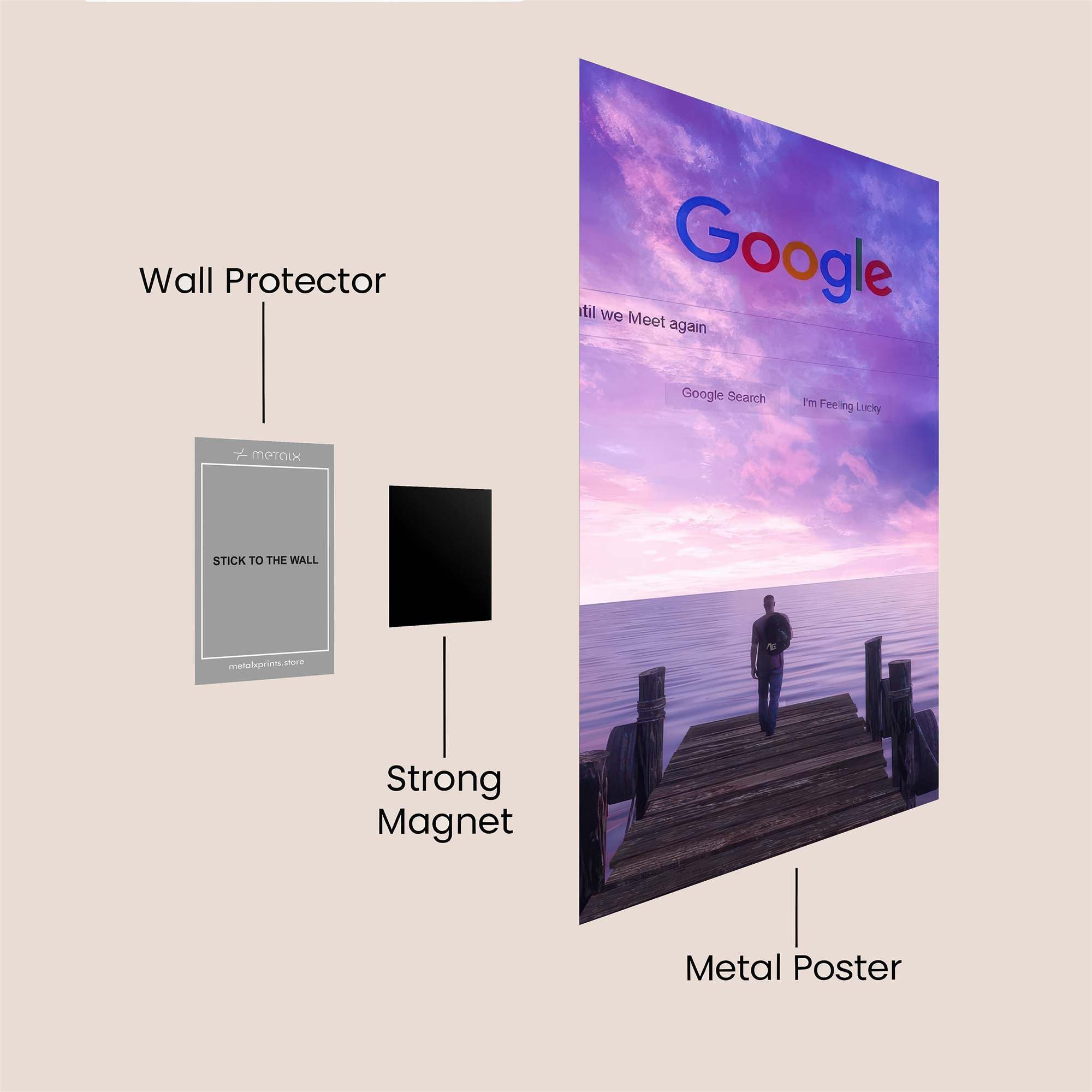 Google Serenity Safe Wall Magnetic / M