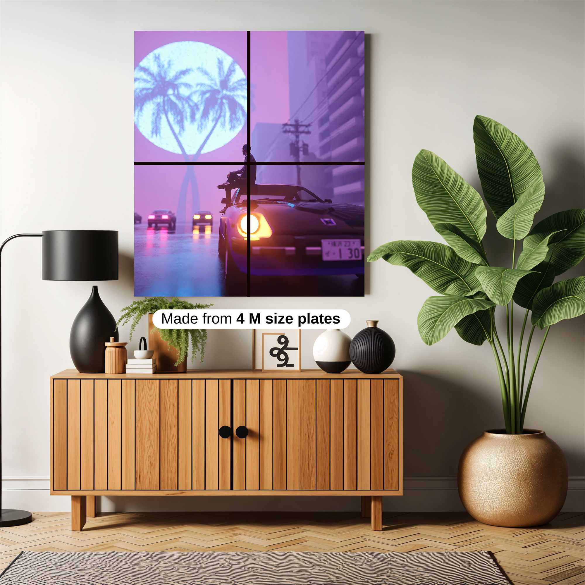 Neon Solitude Safe Wall Magnetic / M