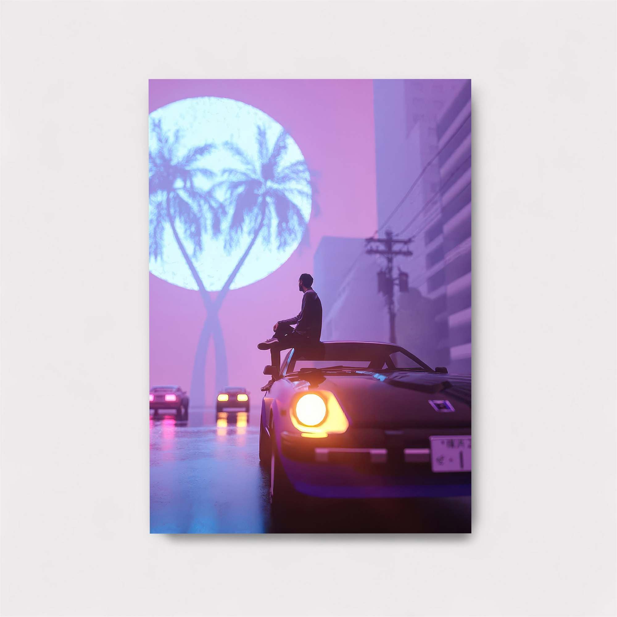 Neon Solitude Safe Wall Magnetic / M