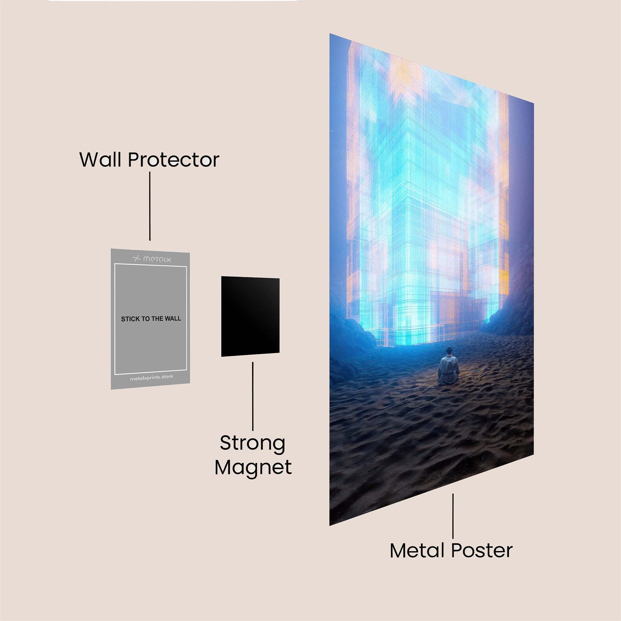 Portal Serenity Safe Wall Magnetic / M
