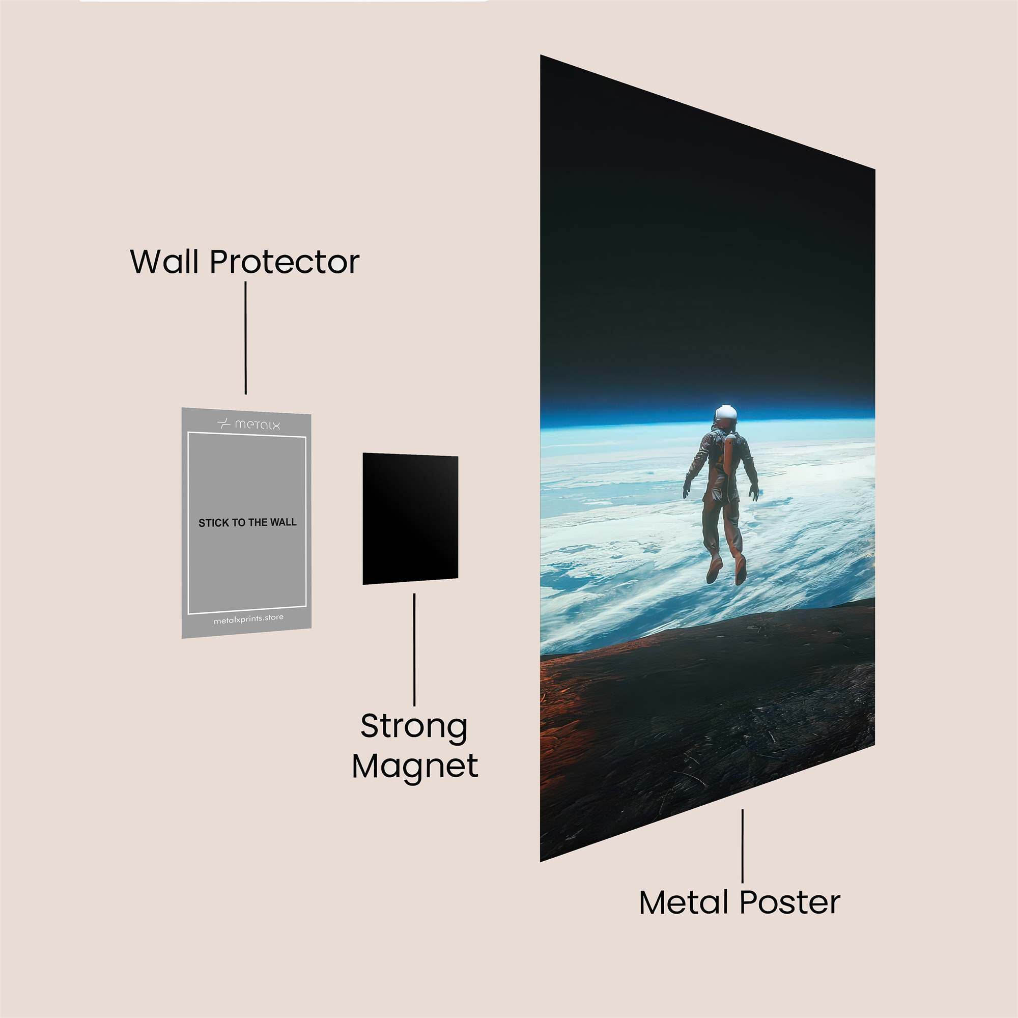 Armstrong Serene Safe Wall Magnetic / M