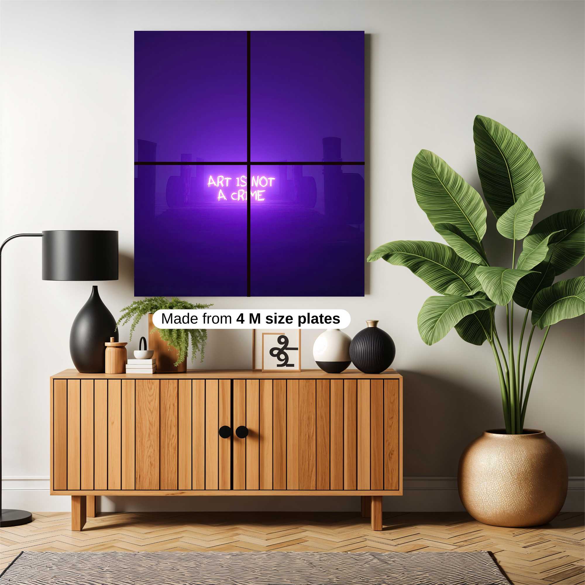 Neon Rebellion Safe Wall Magnetic / M
