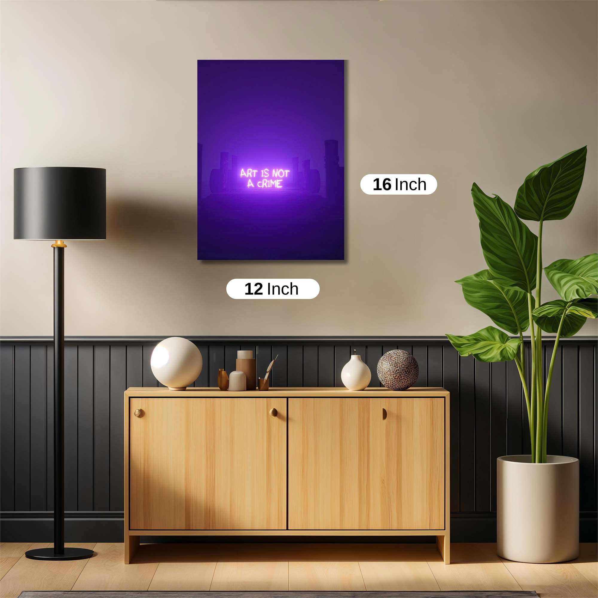 Neon Rebellion Safe Wall Magnetic / M