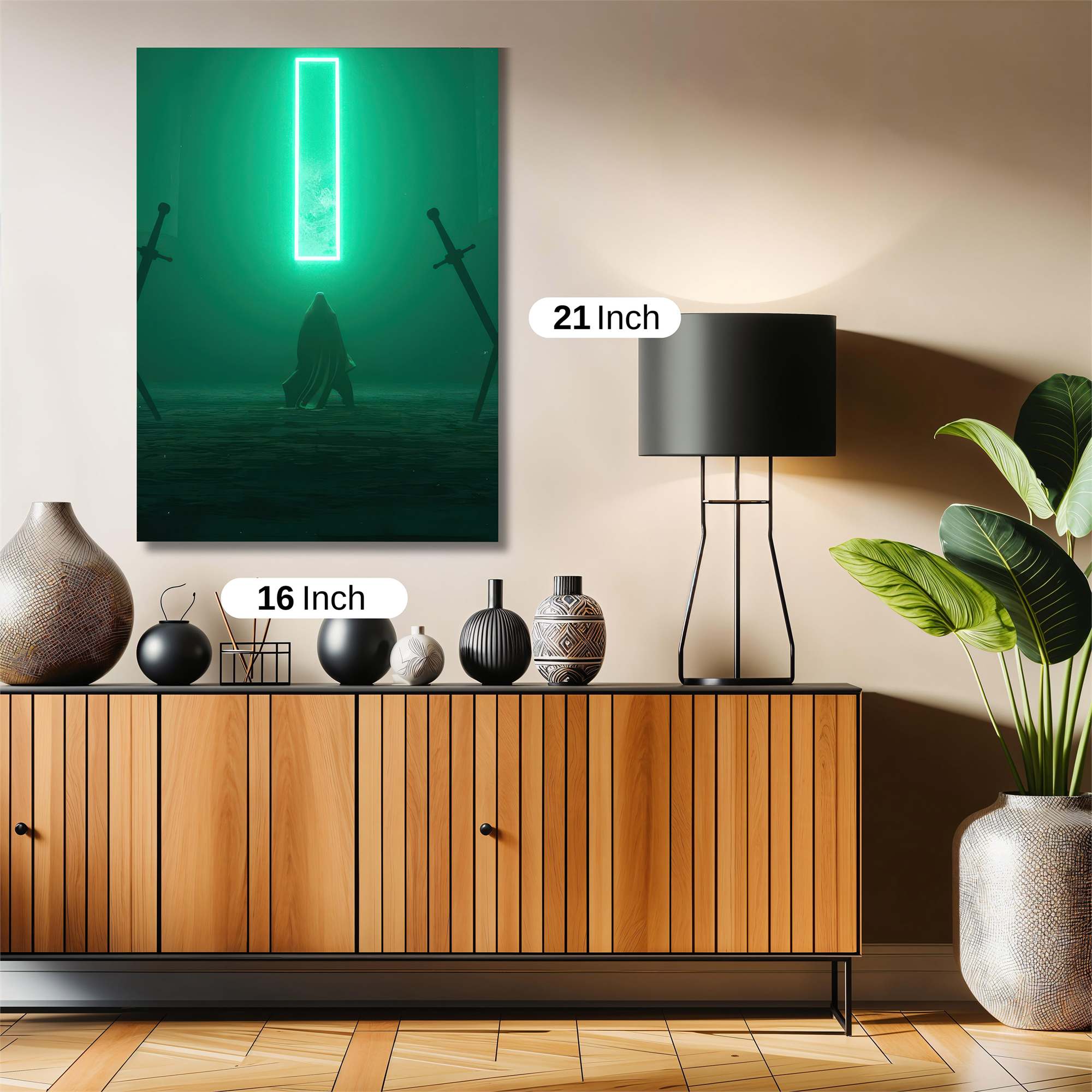 Neon Solitude Safe Wall Magnetic / M