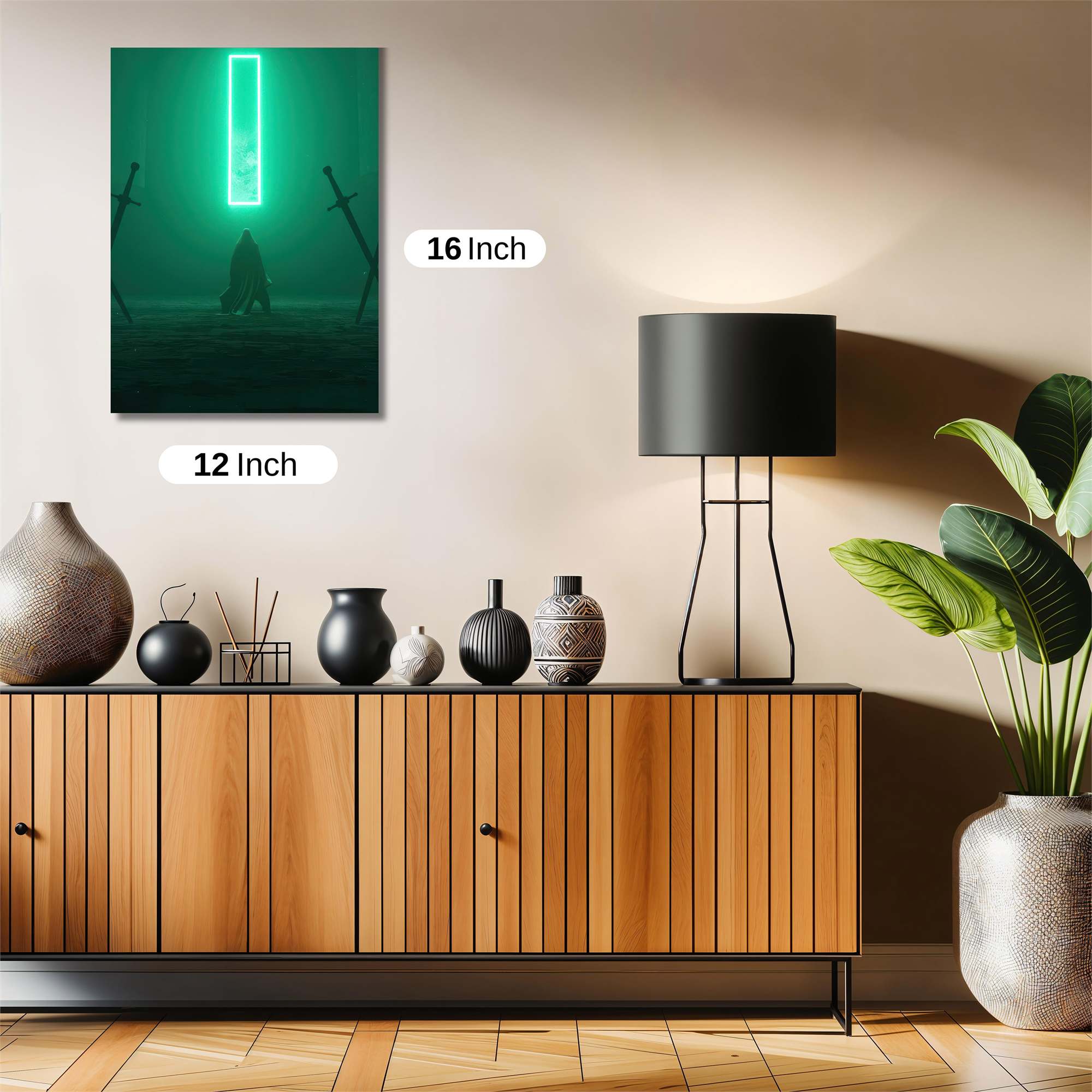Neon Solitude Safe Wall Magnetic / M