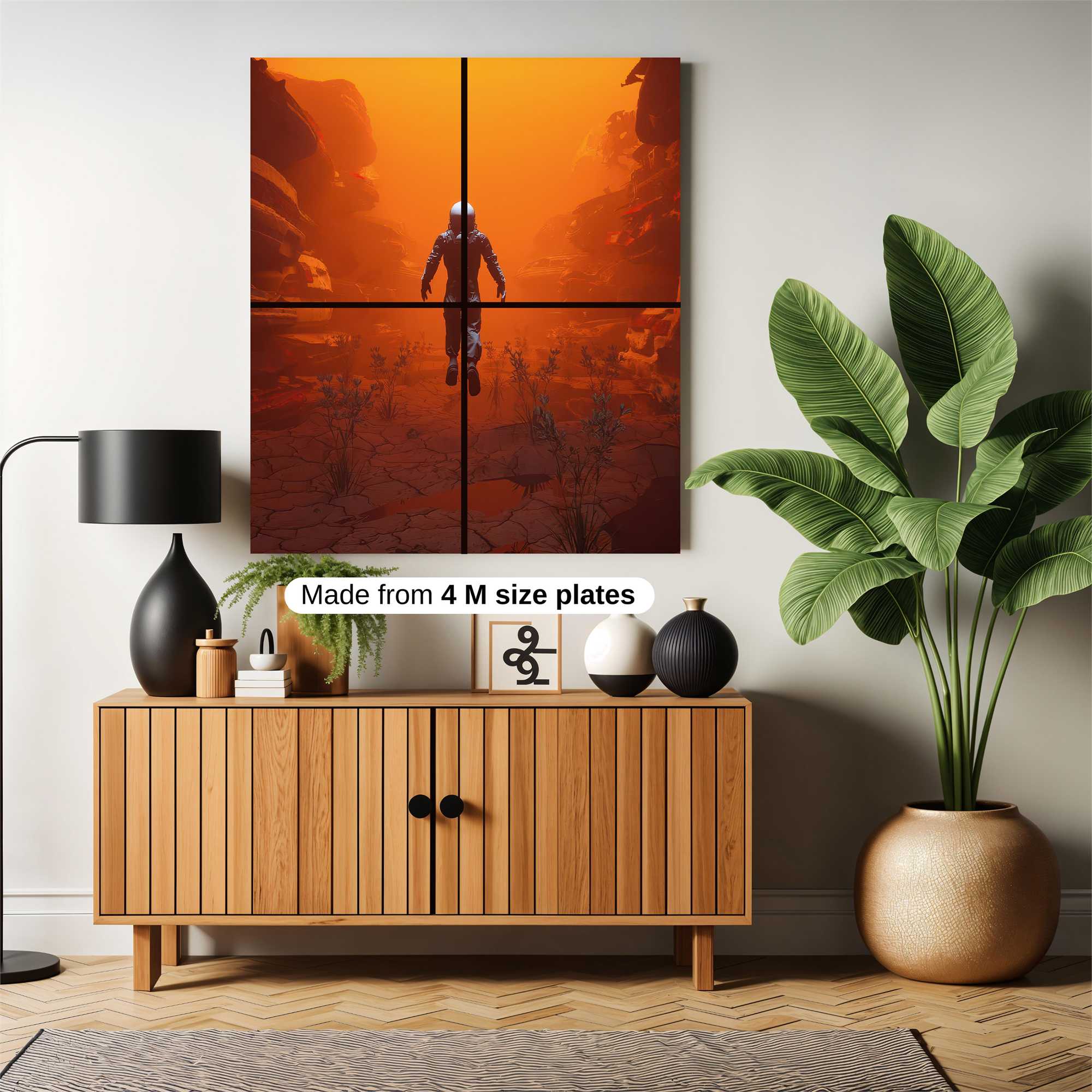 Astronaut Adrift Safe Wall Magnetic / M